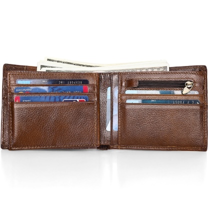 Gowalletly RFID-Safe Vegetable-Tanned Wallet