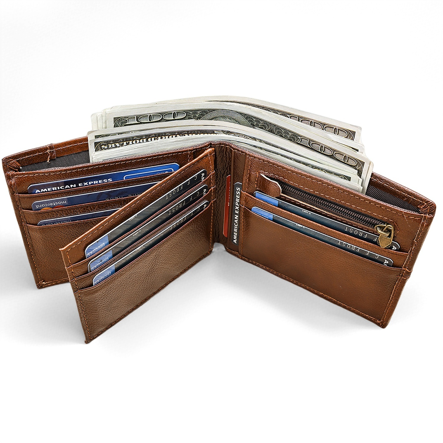 Gowalletly RFID-Safe Vegetable-Tanned Wallet