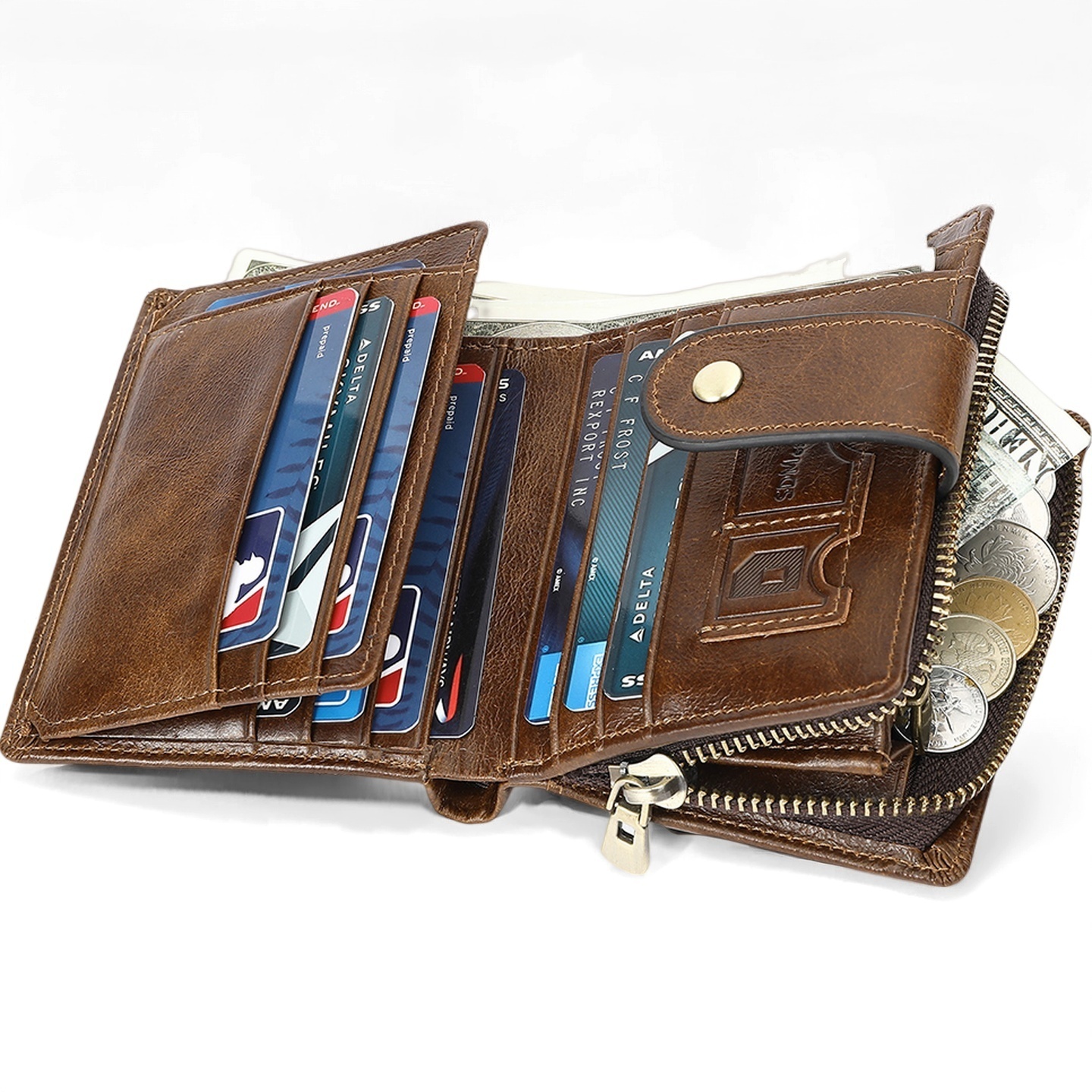 Gowalletly RFID Blocking Leather Wallet
