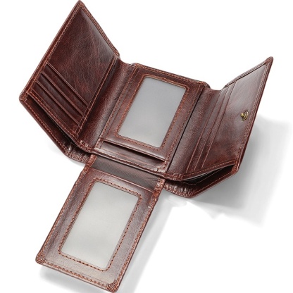 Gowalletly RFID Slim Leather Wallet