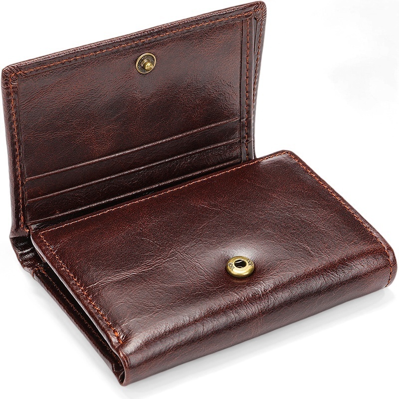 Gowalletly RFID Slim Leather Wallet