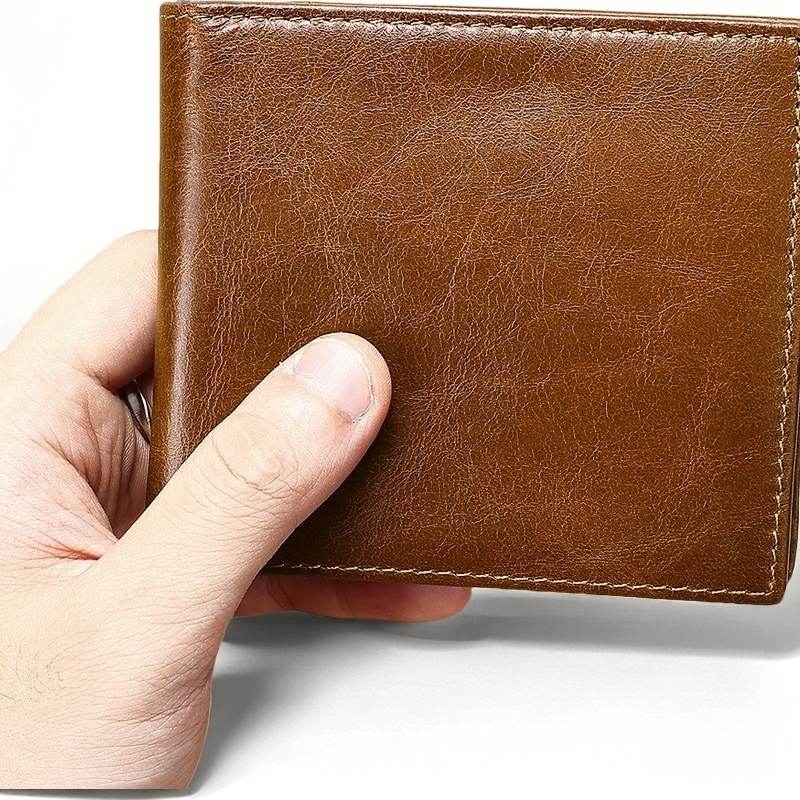 Gowalletly - RFID Leather Men's Wallet with Multi-Function