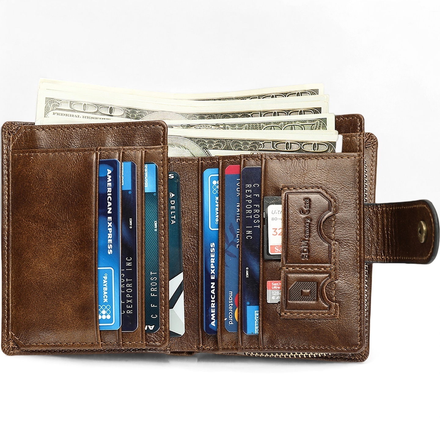 Gowalletly RFID Blocking Leather Wallet