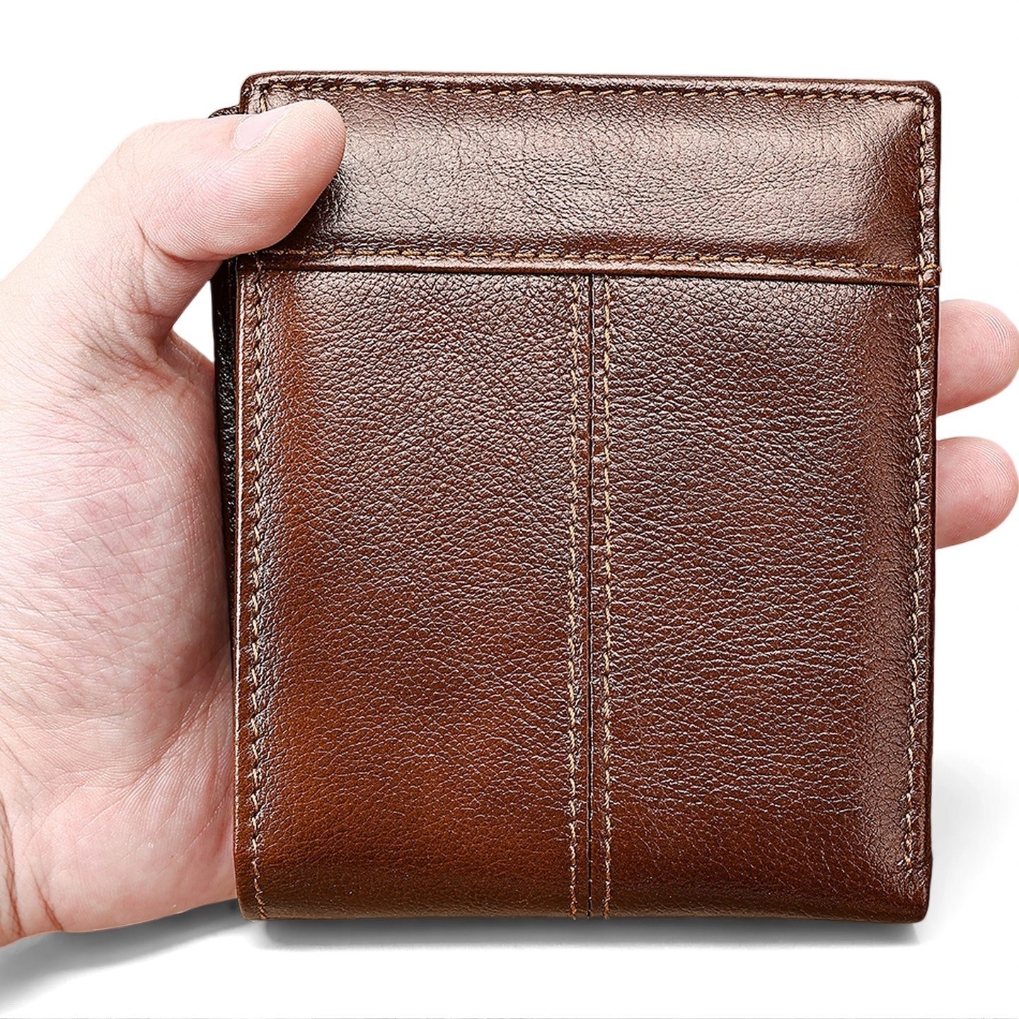 Gowalletly RFID-Safe Vegetable-Tanned Wallet