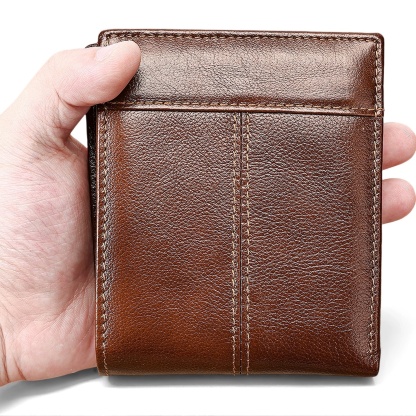 Gowalletly RFID-Safe Vegetable-Tanned Wallet
