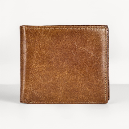 Gowalletly - RFID Leather Men's Wallet with Multi-Function