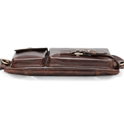 Gowalletly Leather Waist Chest Bag