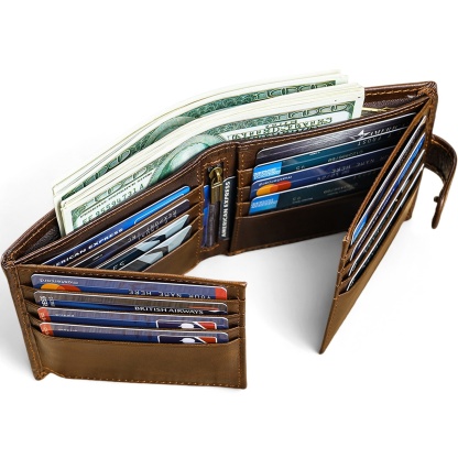 Gowalletly Secure Leather Organizer Wallet