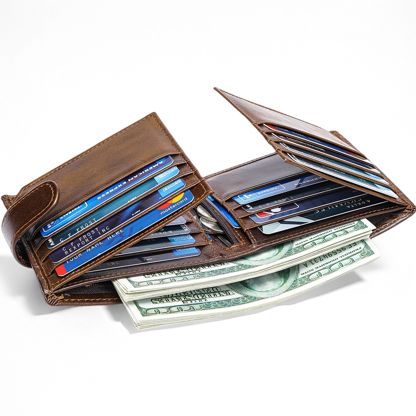 Gowalletly Secure Leather Organizer Wallet