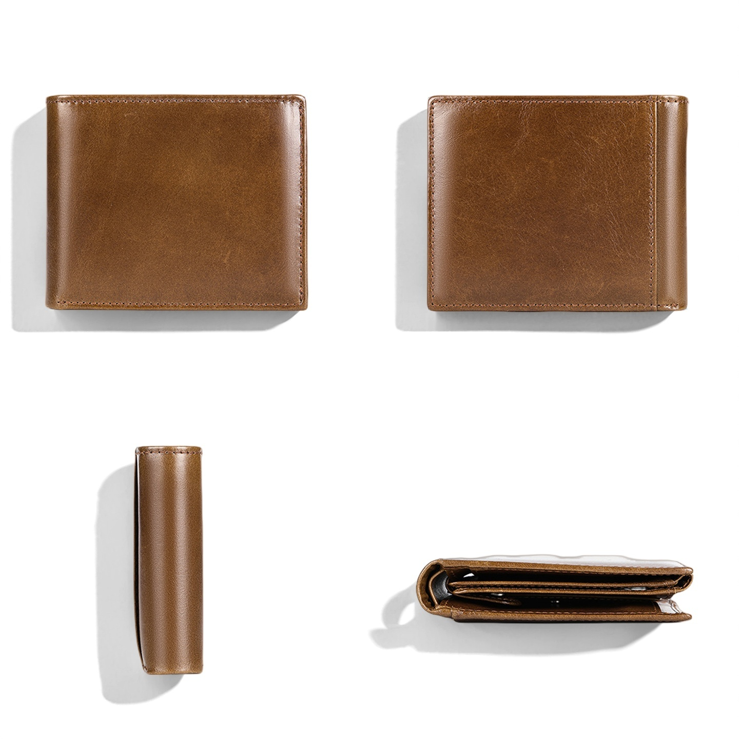 Gowalletly RFID Leather Wallet Men
