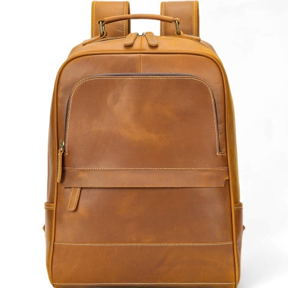 Gowalletly Vintage Leather Backpack