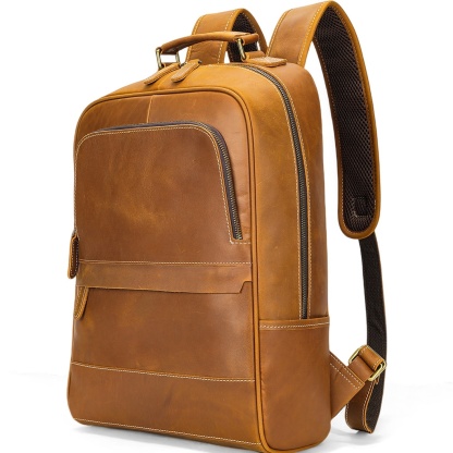 Gowalletly Vintage Leather Backpack