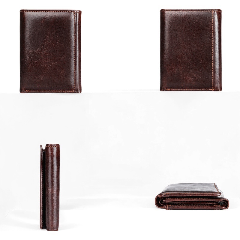 Gowalletly RFID Slim Leather Wallet