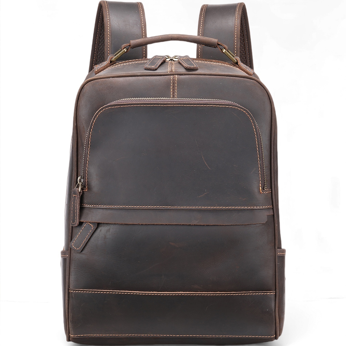 Gowalletly Vintage Leather Backpack