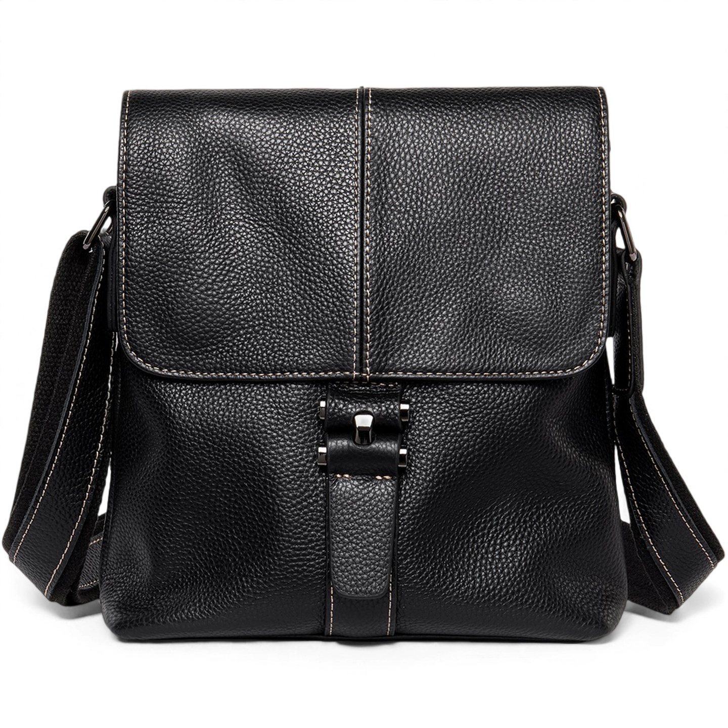 Gowalletly Retro Leather Messenger Bag