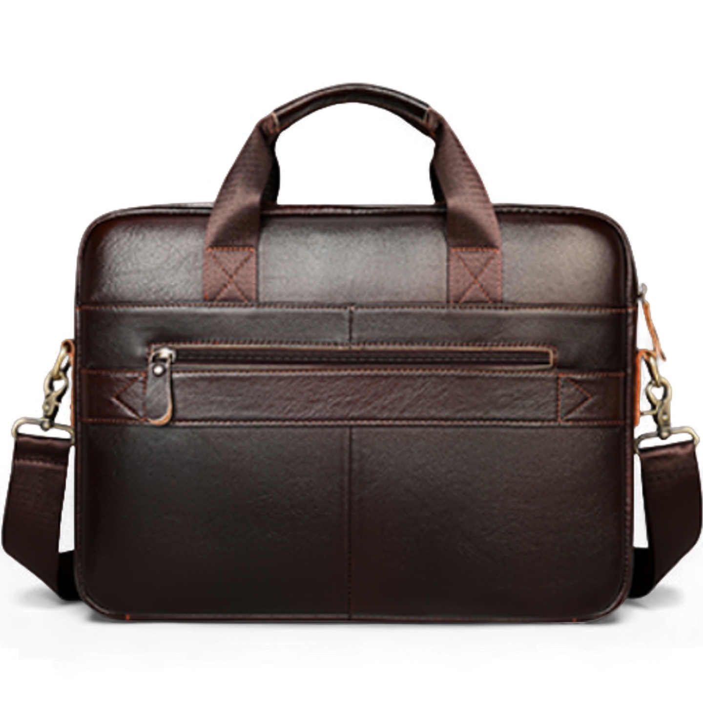 Gowalletly Vintage Leather Briefcase Bag