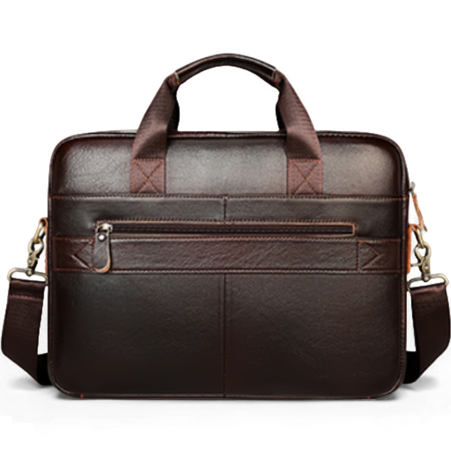 Gowalletly Vintage Leather Briefcase Bag