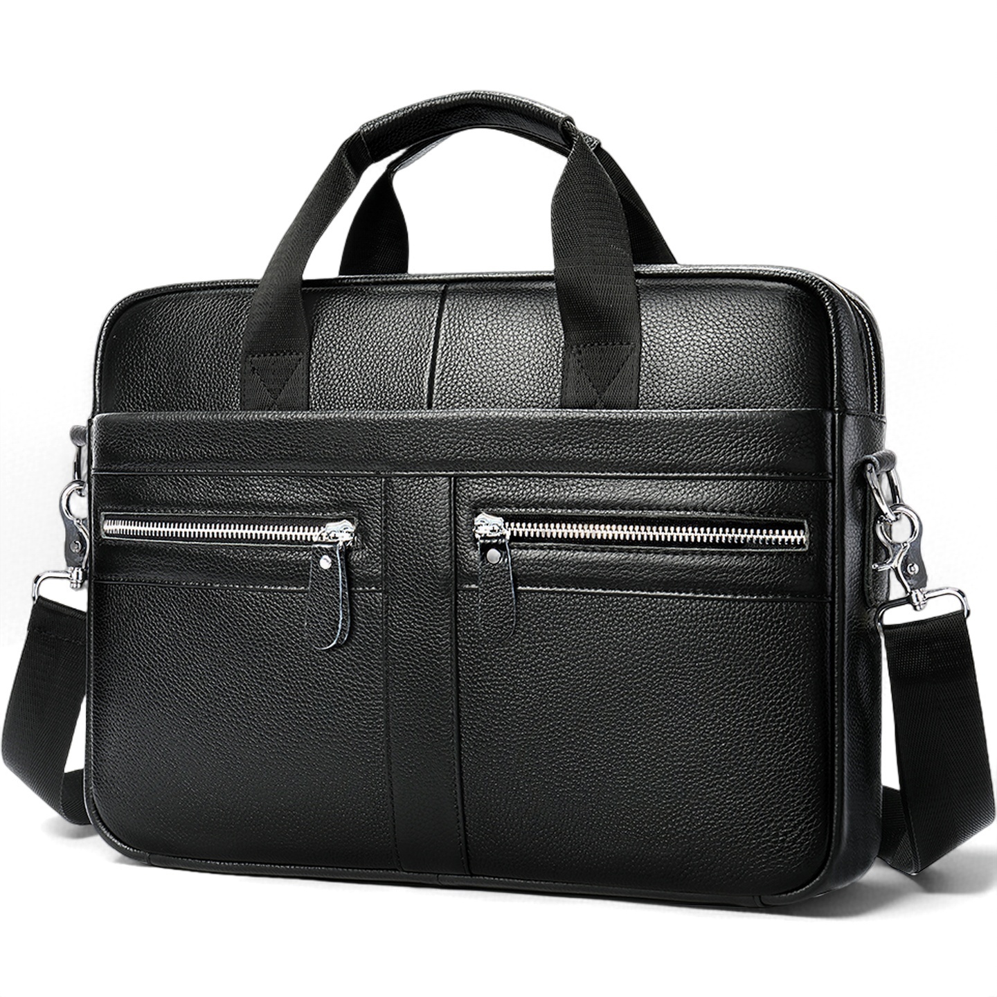 Gowalletly Vintage Leather Briefcase Bag