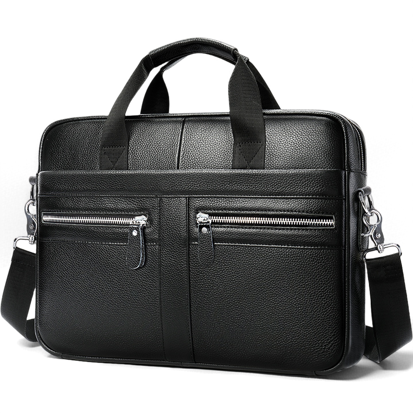 Gowalletly Vintage Leather Briefcase Bag