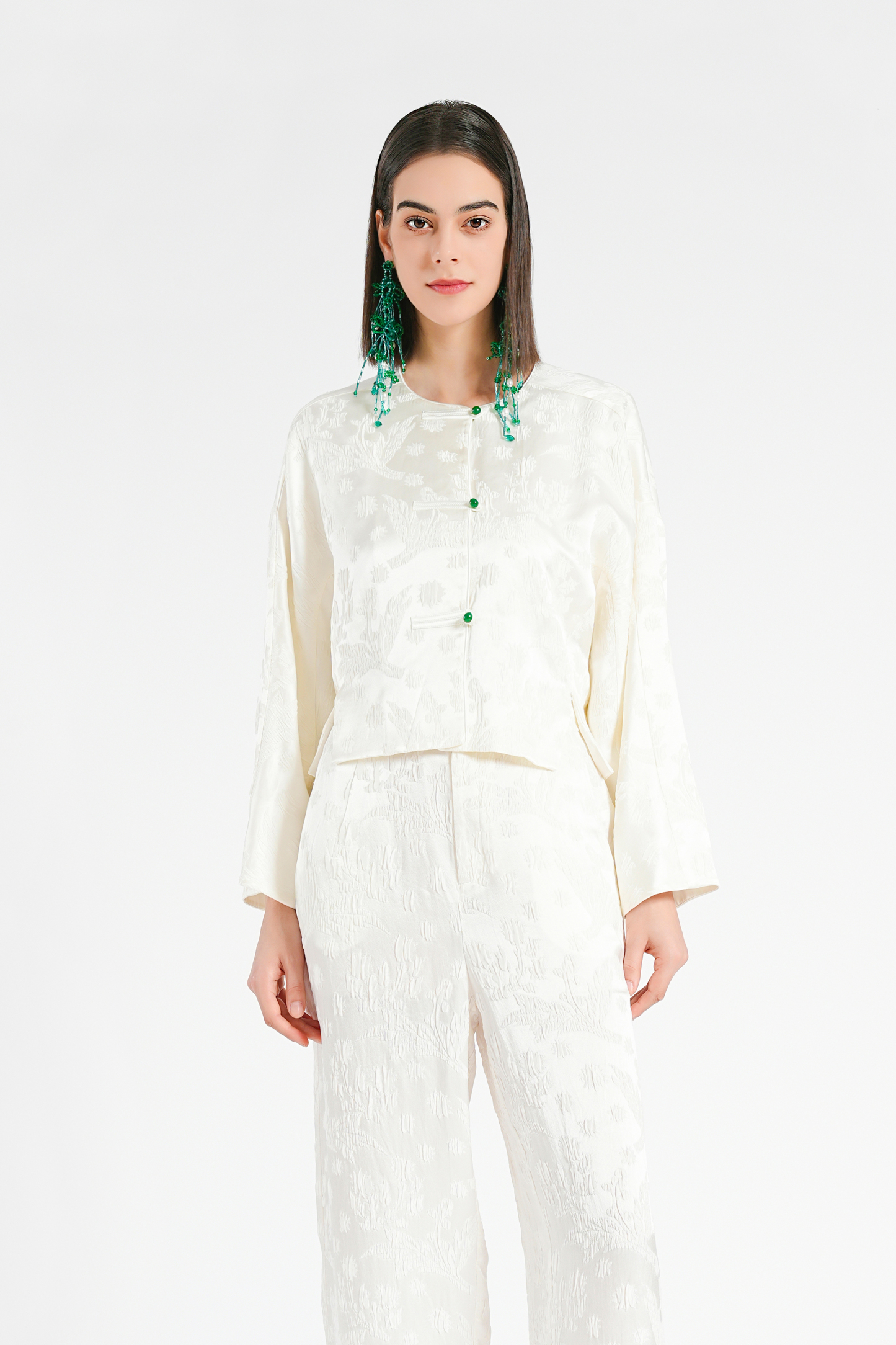 BESIONIA New Chinese Round Neck Blouse