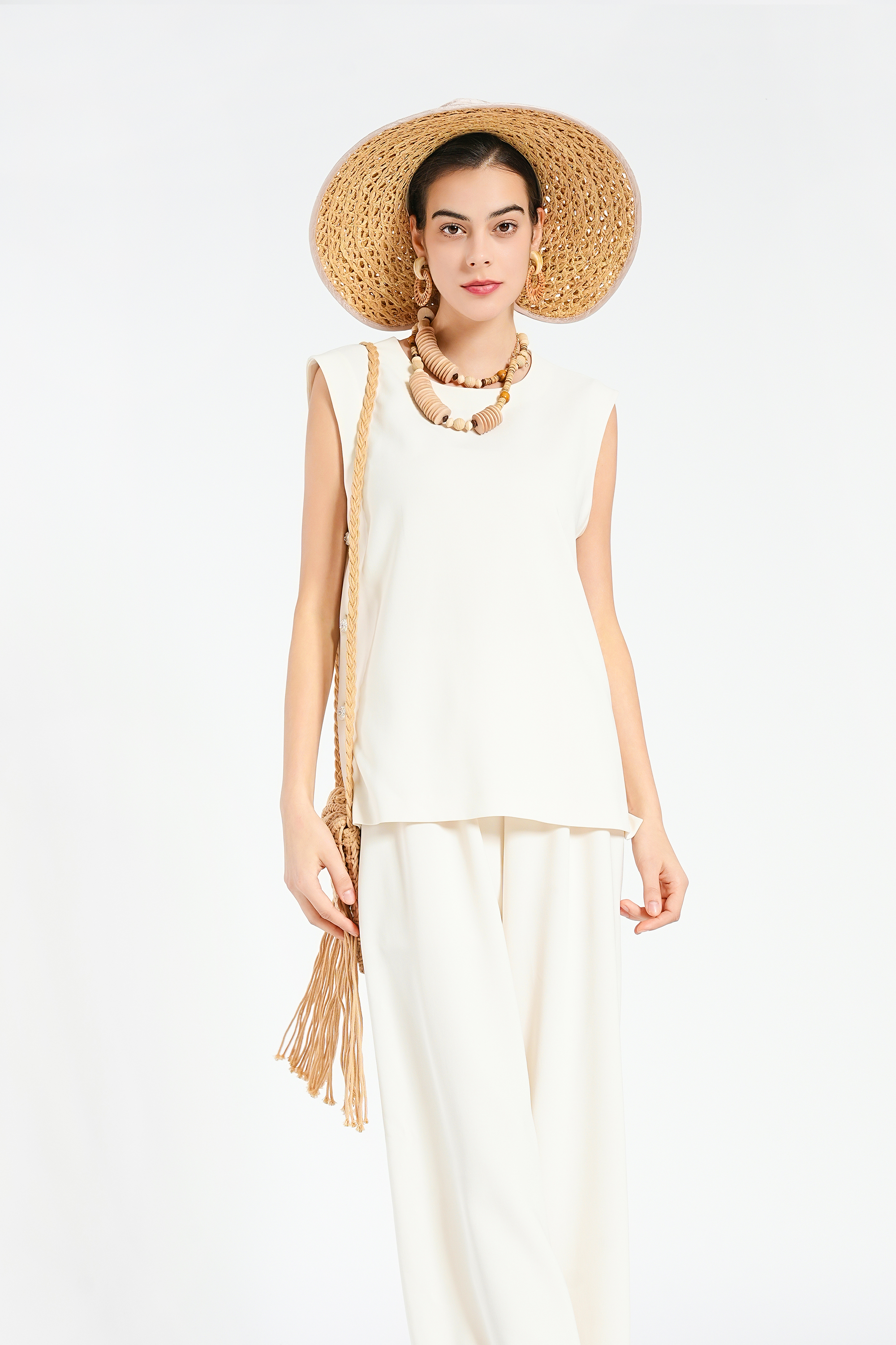 BESIONIA Casual Slouchy Sleeveless Vest