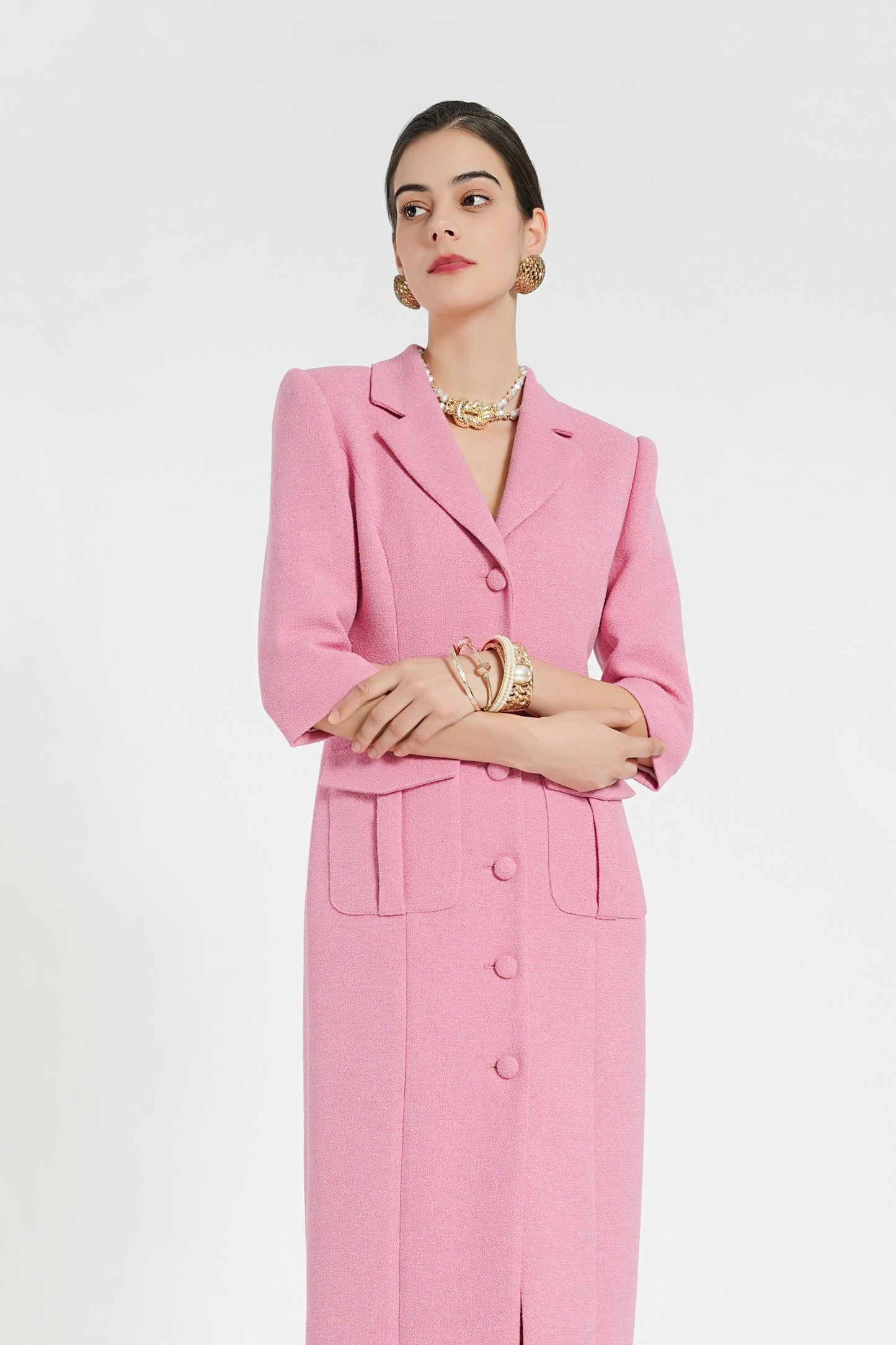 BESIONIA Commuter Career Slim Dress