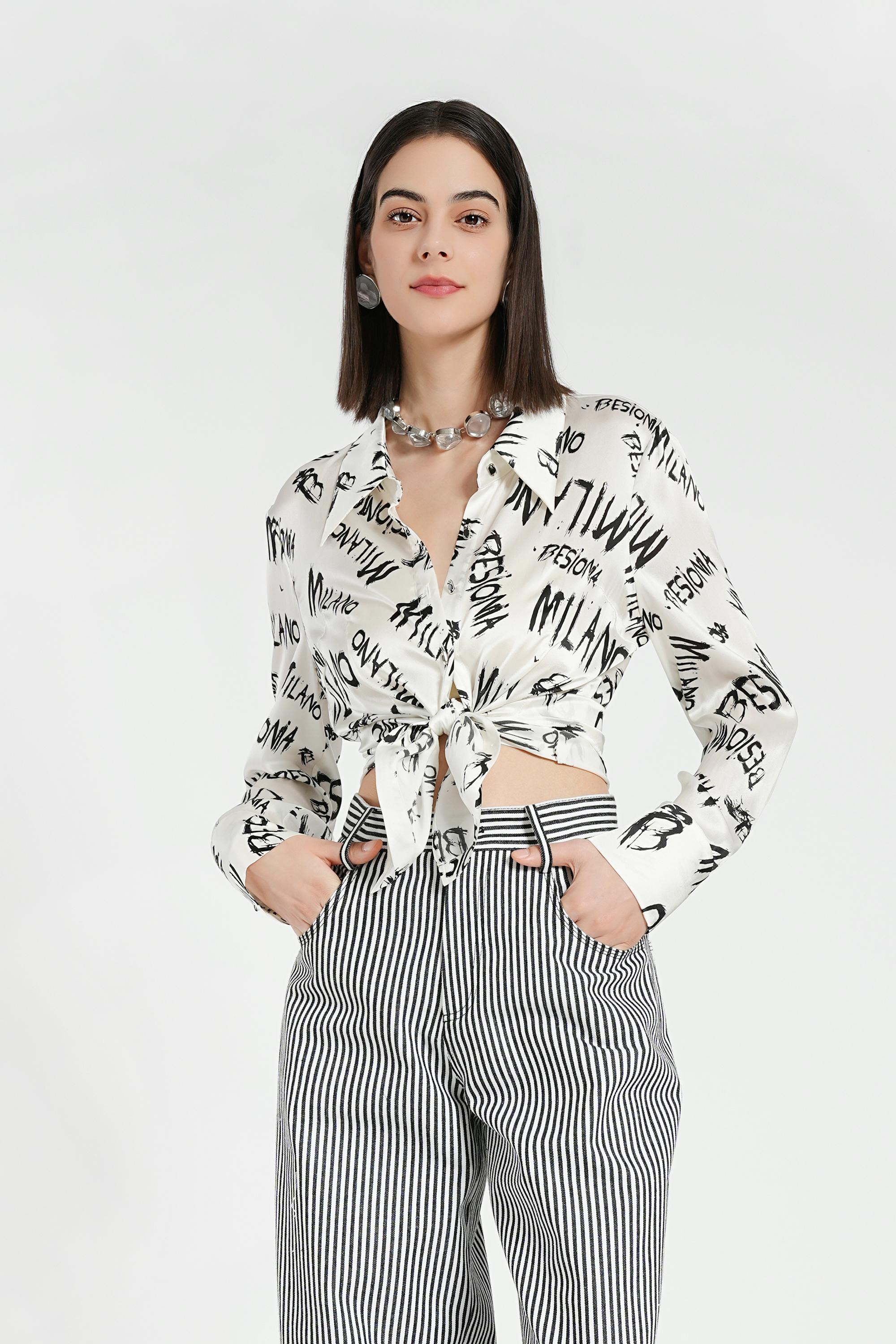 BESIONIA Elegant Commuter Shirt