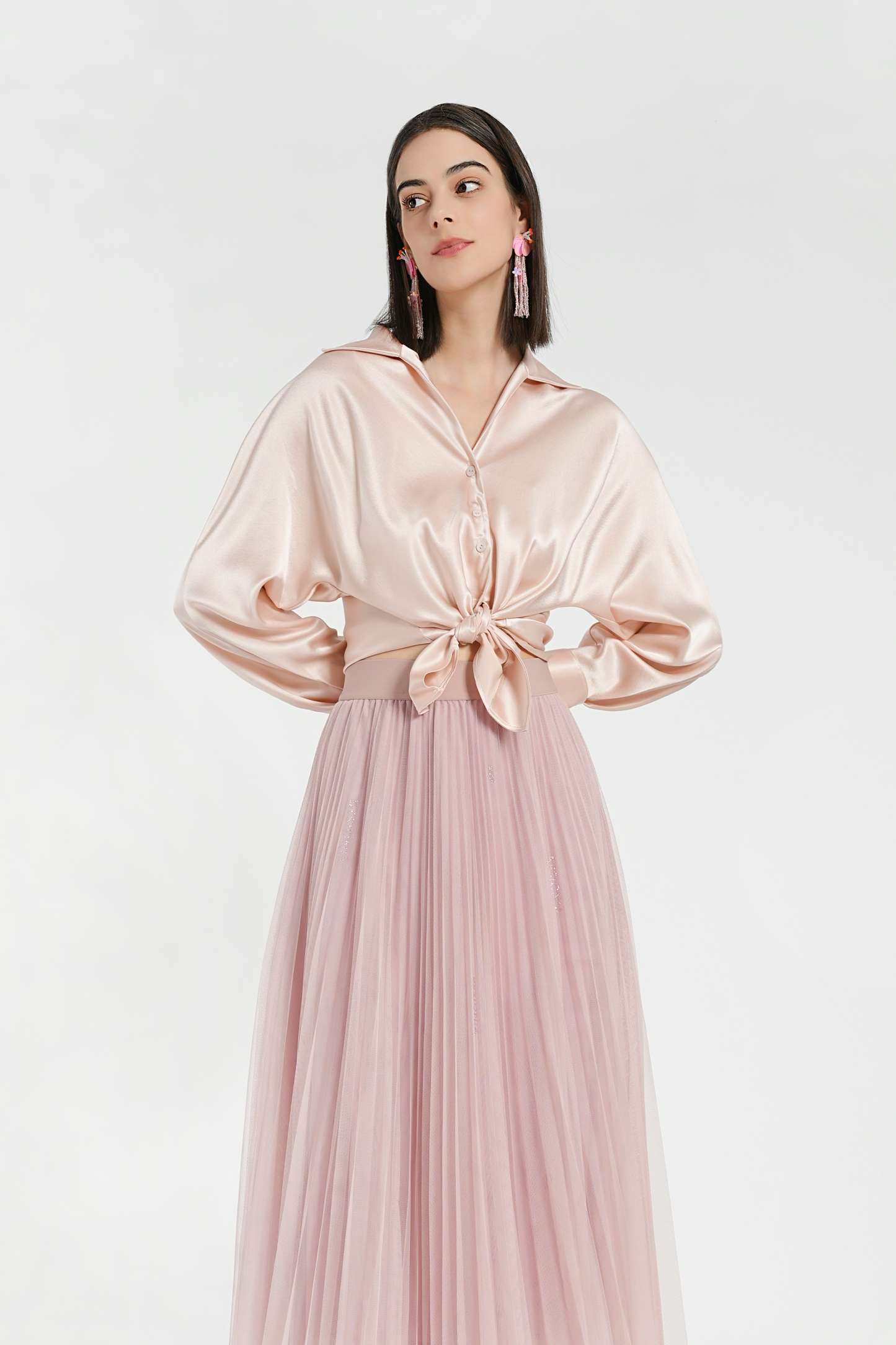 BESIONIA V-Neck Commuter Shirt