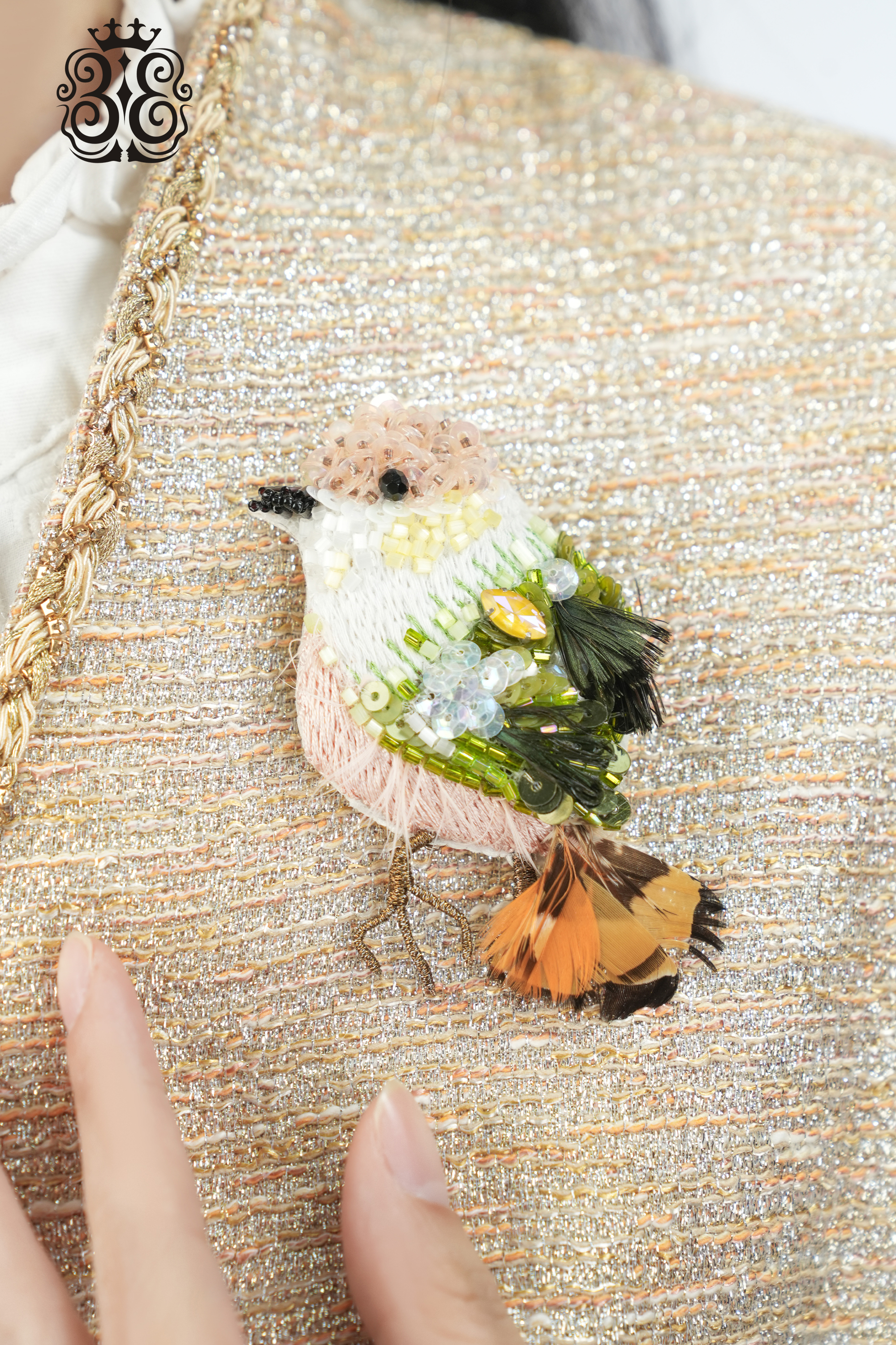 BESIONIA- Bird Brooch