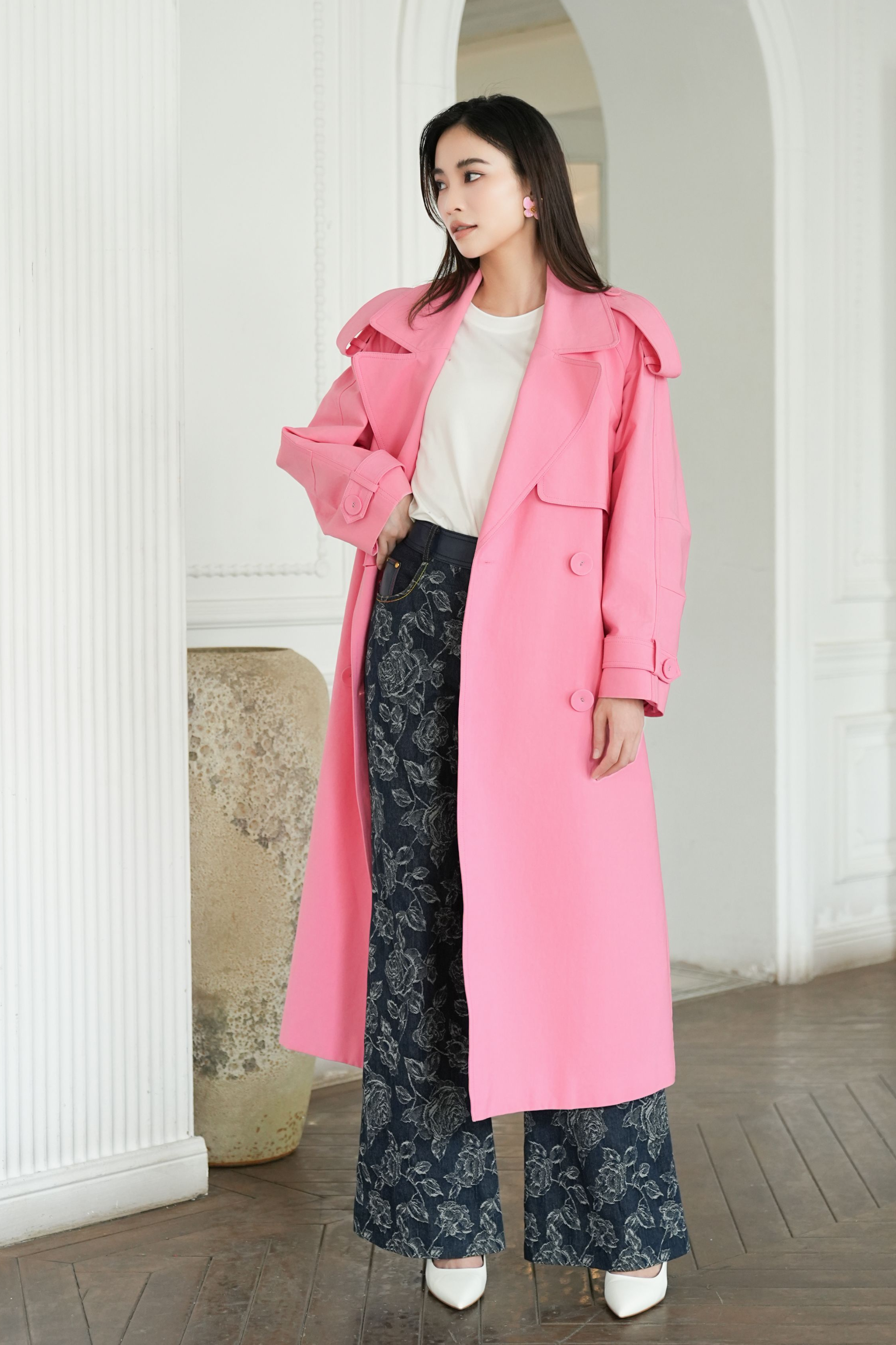 BESIONIA Designer Elegant Coat
