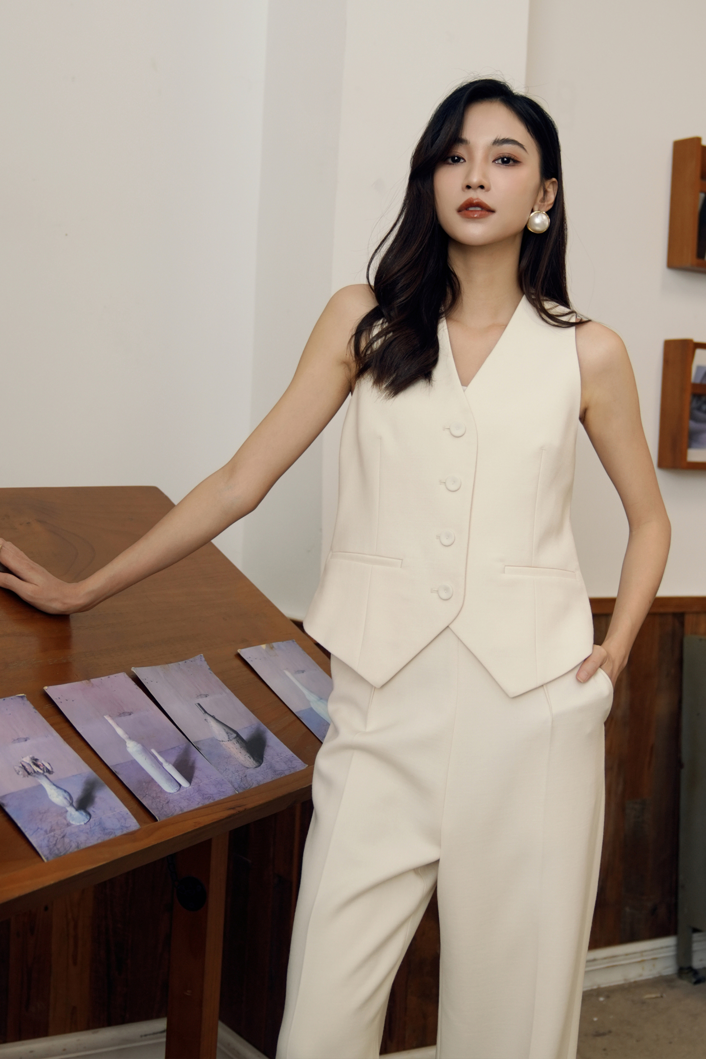 BESIONIA Casual Suit Vest