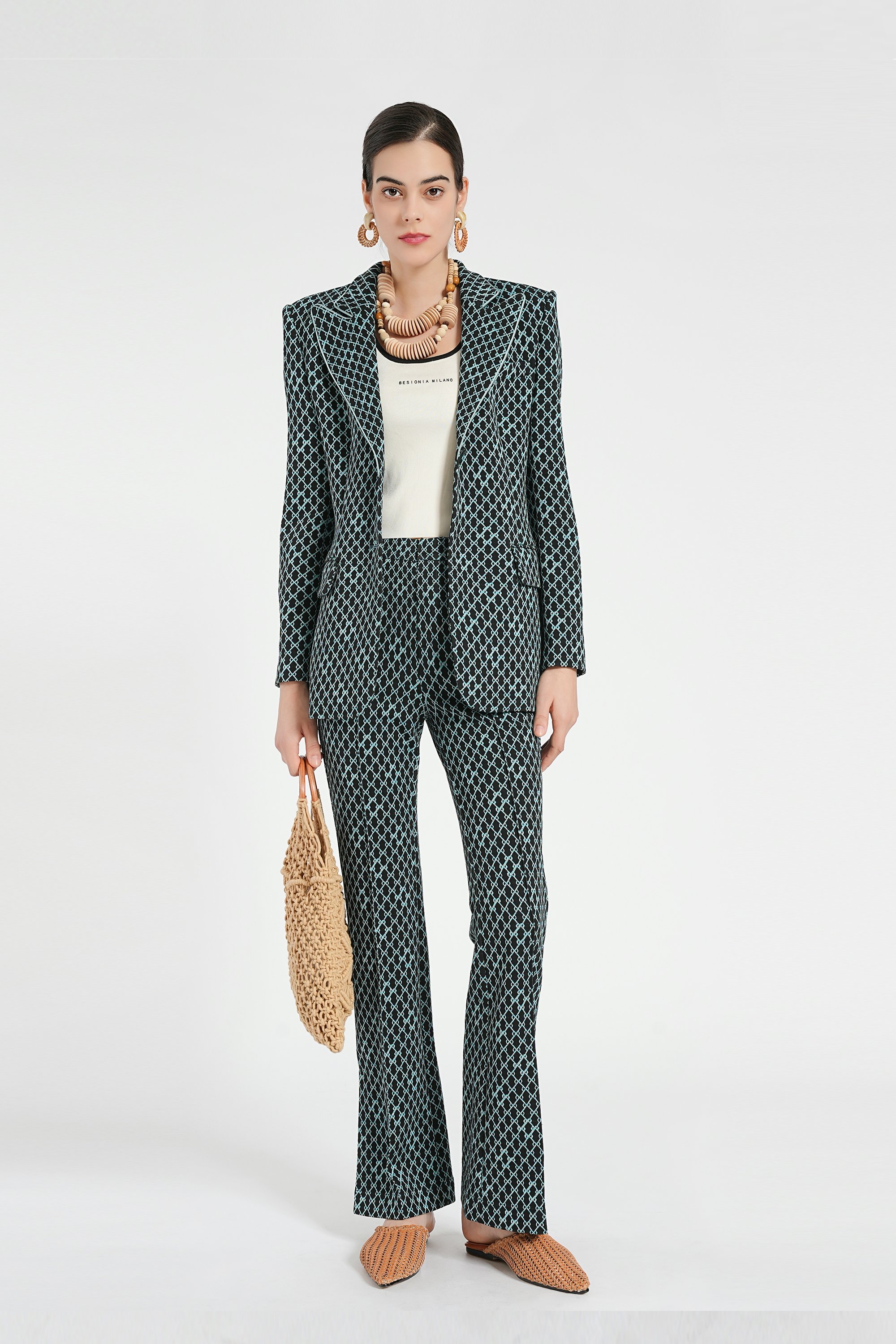 BESIONIA Commuter Plaid Suit