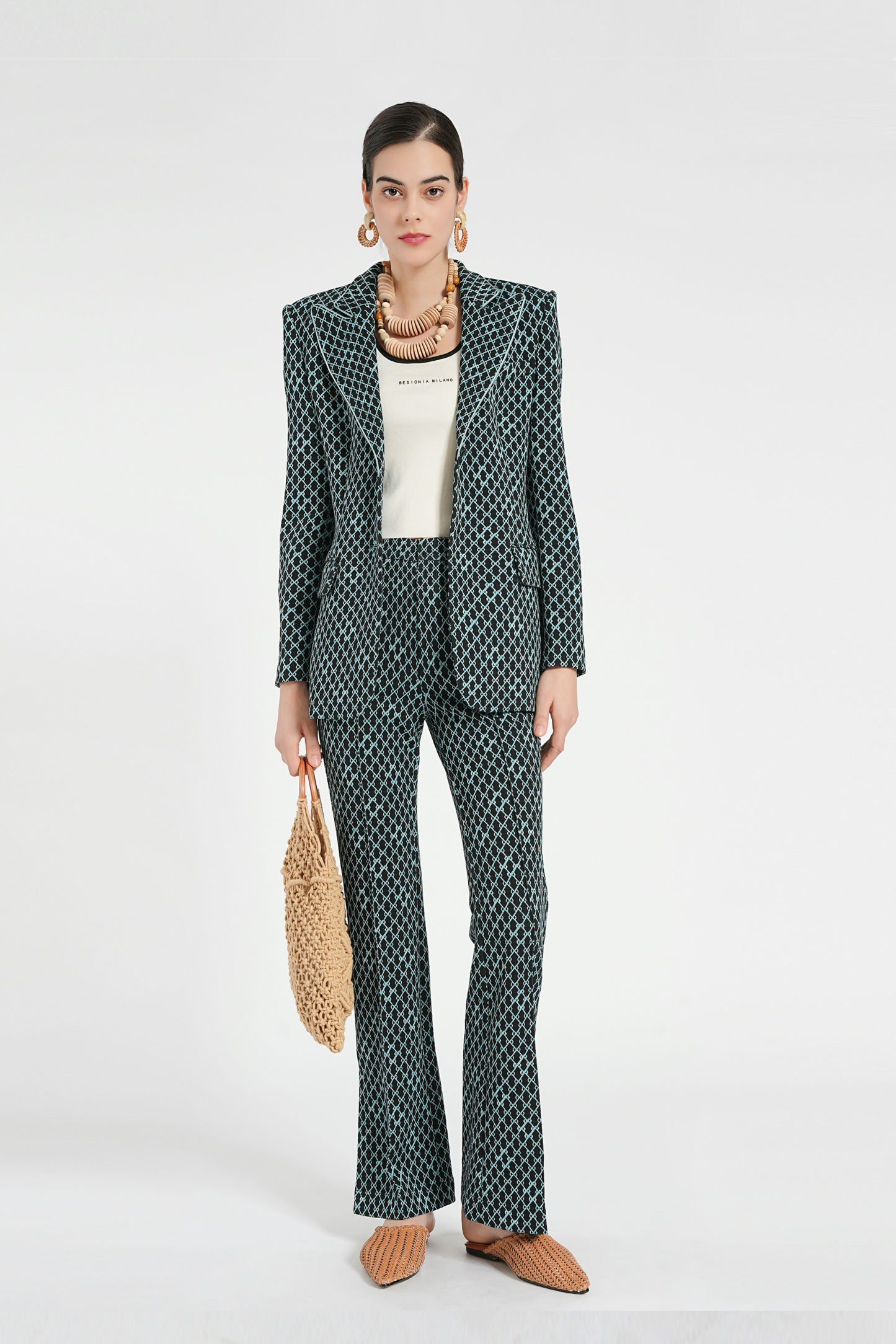 BESIONIA Commuter Plaid Suit