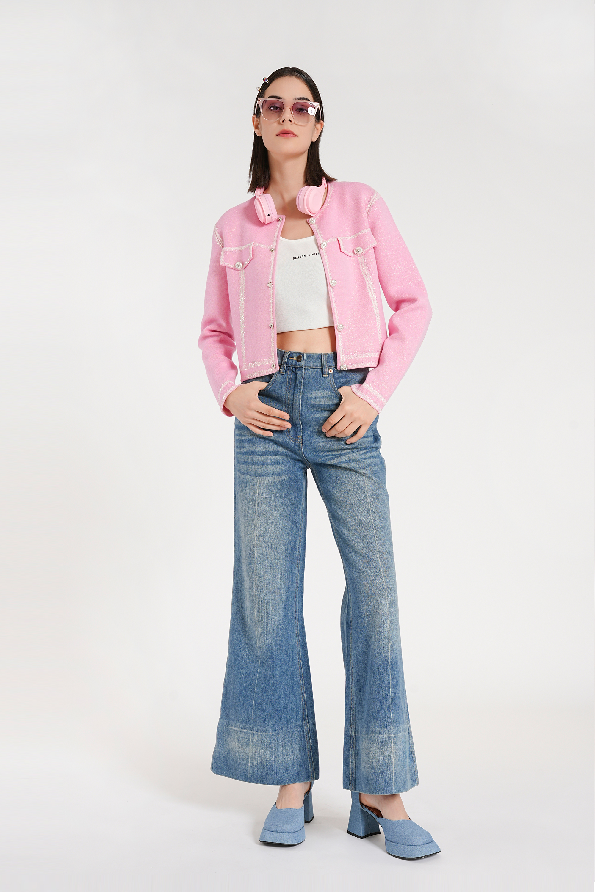 BESIONIA Vintage High Waist Jeans