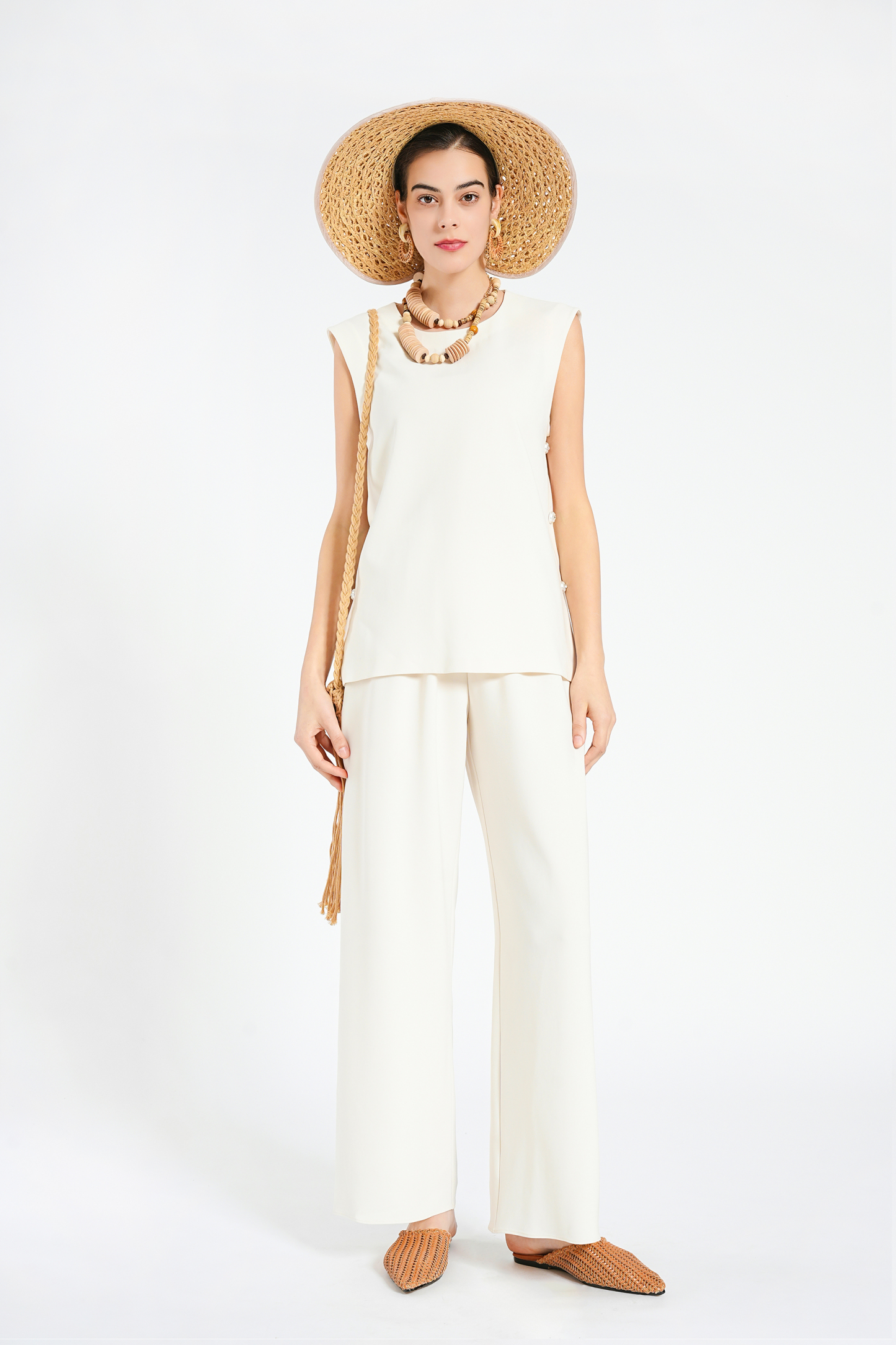 BESIONIA Casual Slouchy Sleeveless Vest