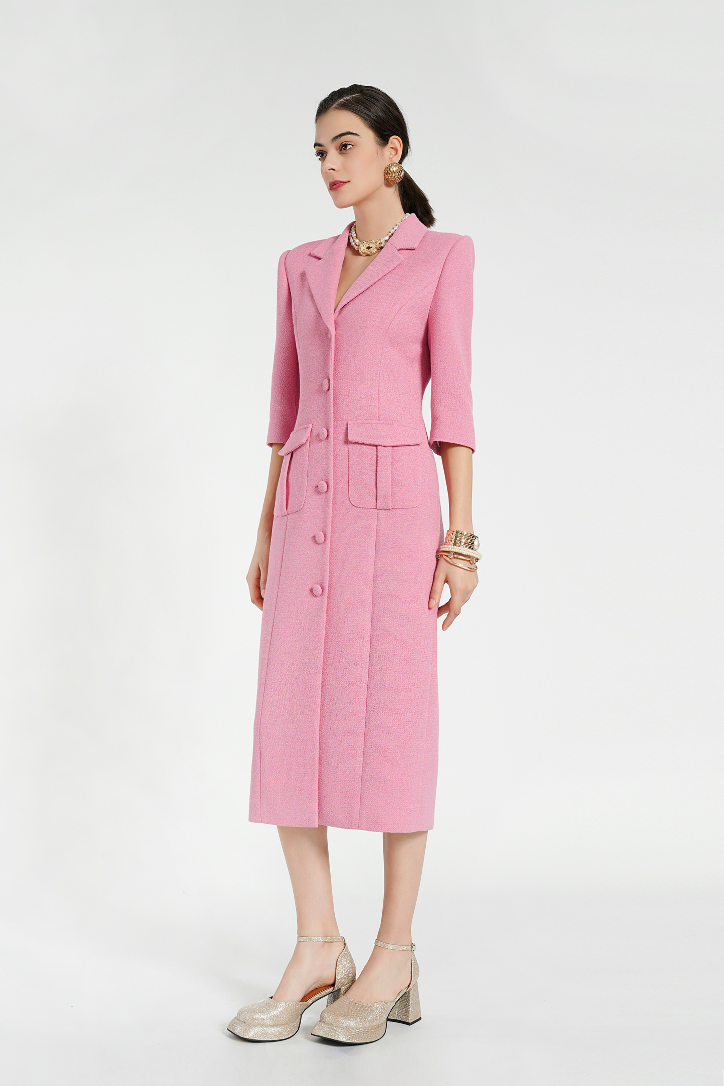 BESIONIA Commuter Career Slim Dress