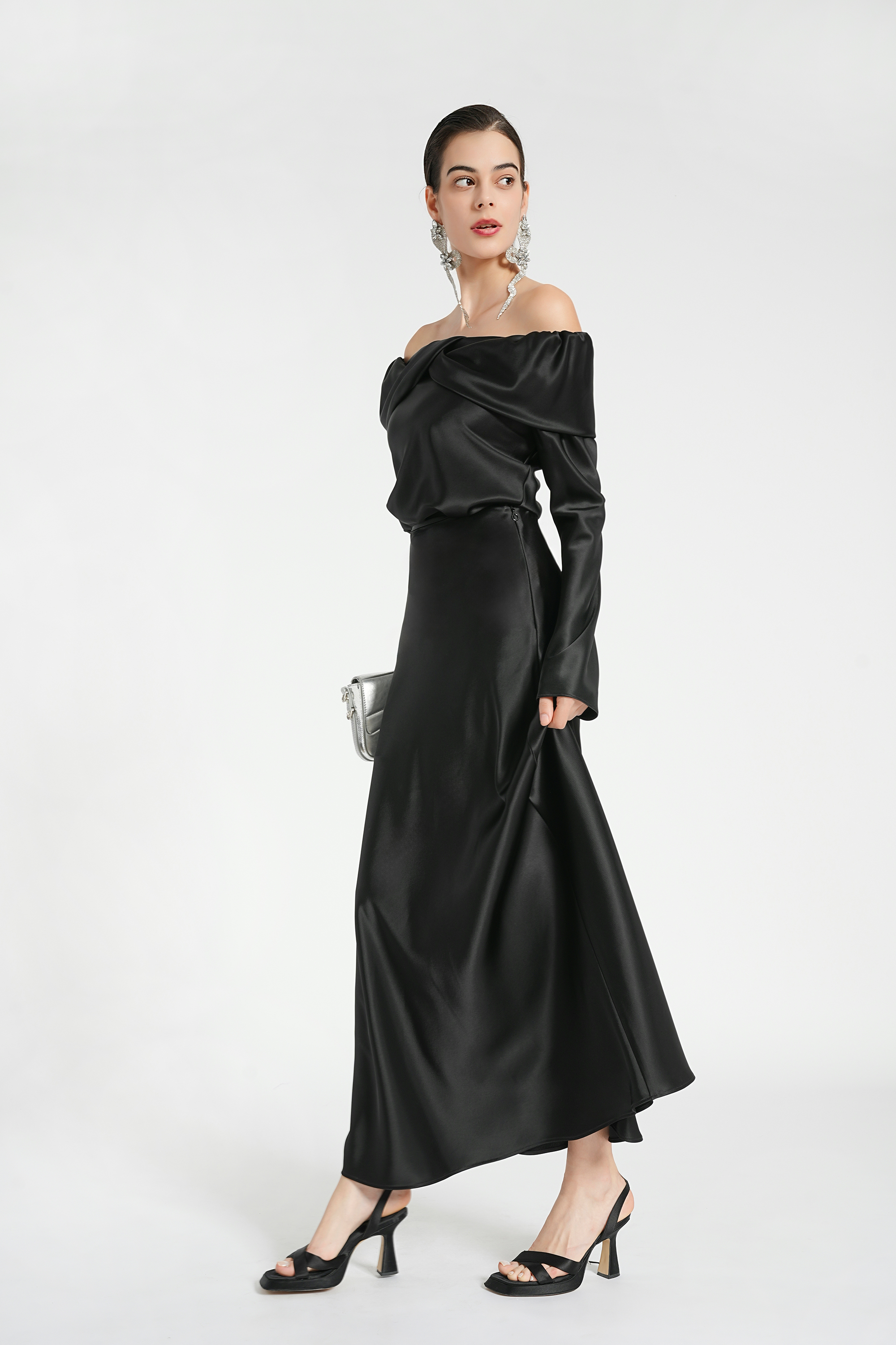 BESIONIA One Shoulder Elegant Top