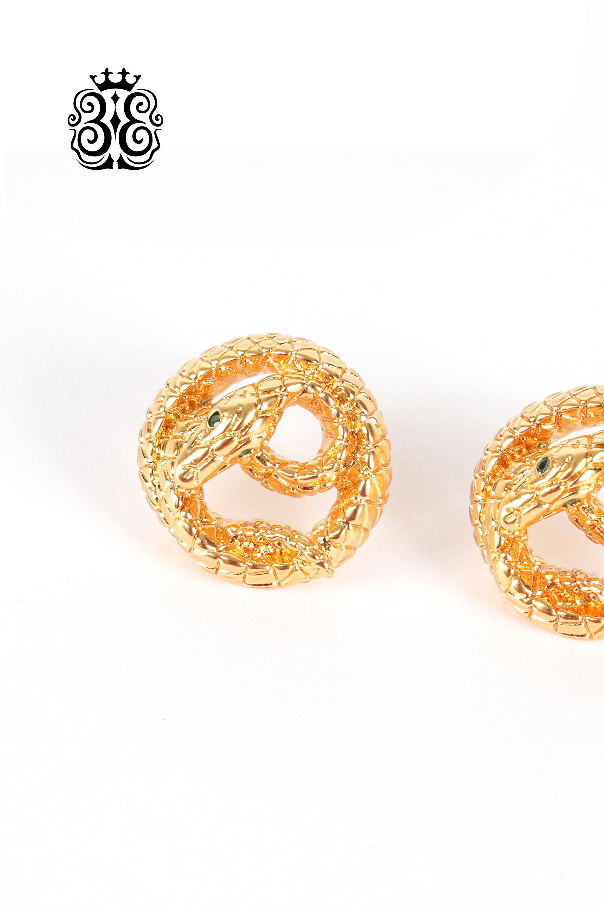 BESIONIA- Snake-shaped earrings