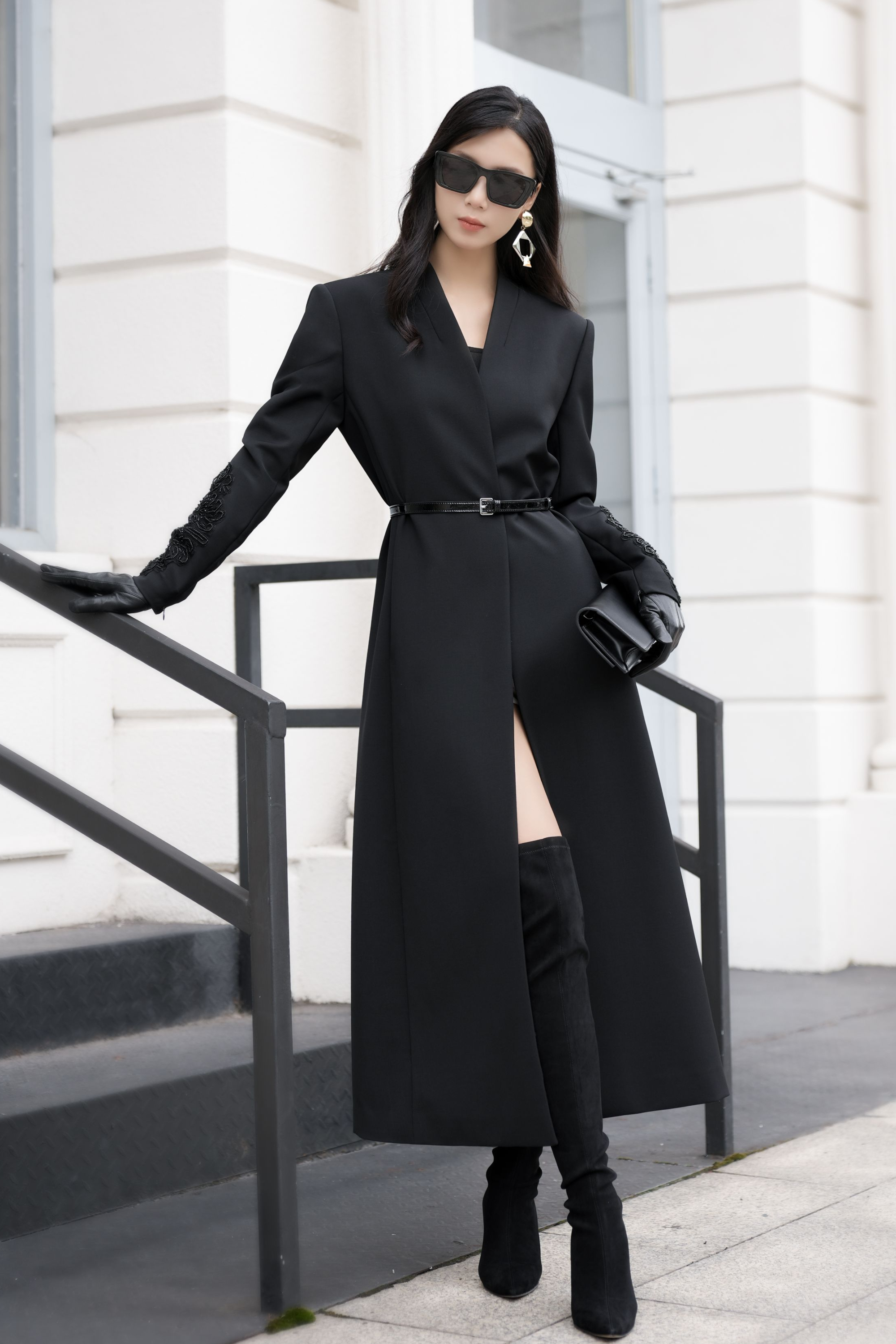 BESIONIA Elegant Vintage Coat