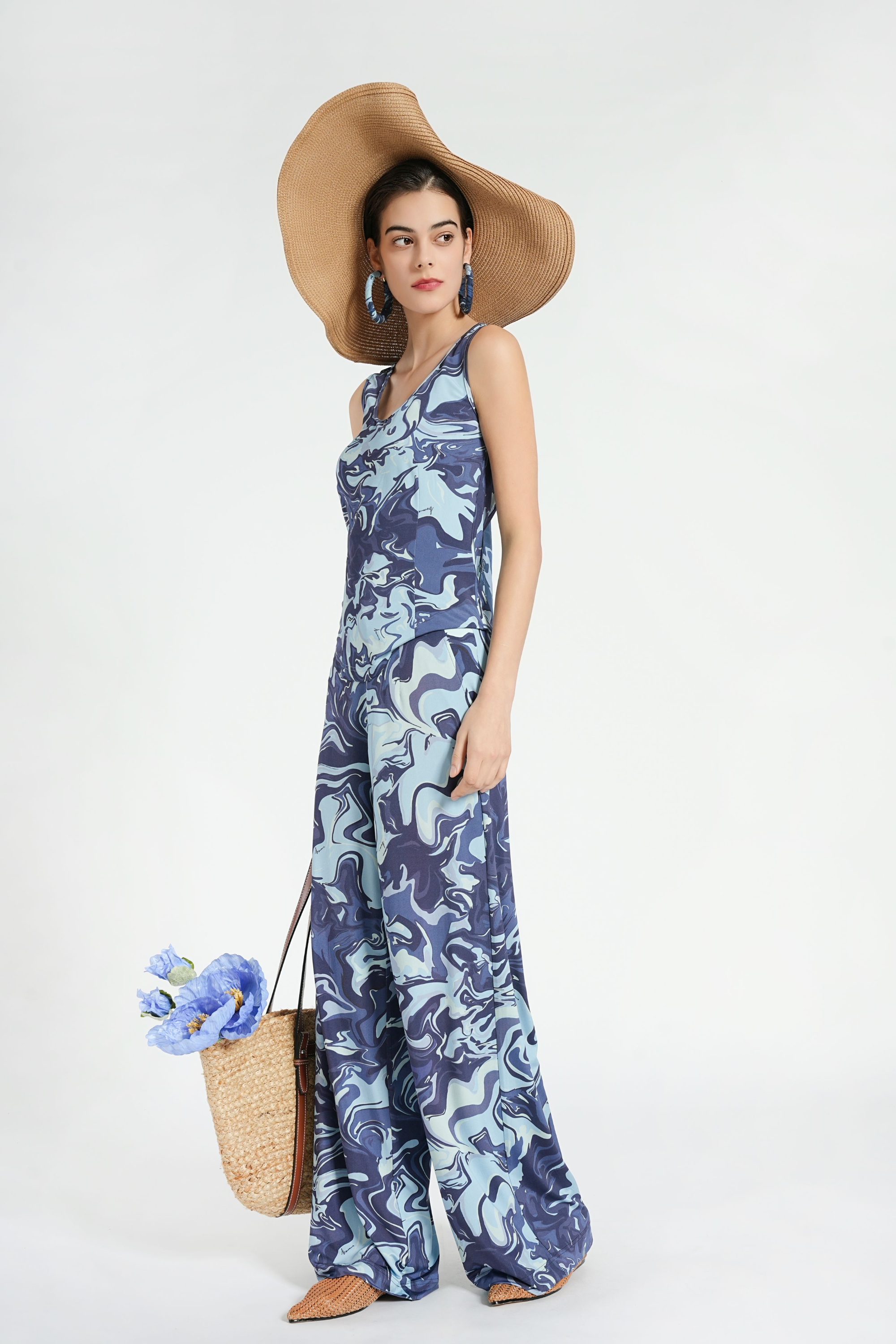 BESIONIA Niche Tie-Dye Sleeveless Vest