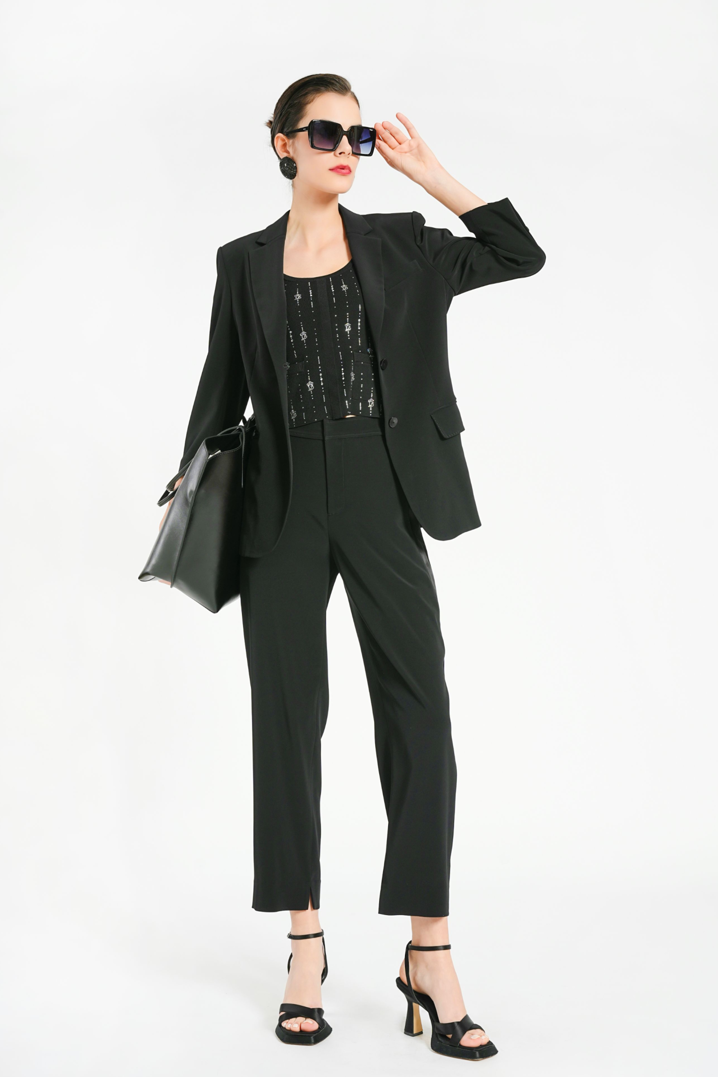 BESIONIA Elegant Suit Jacket