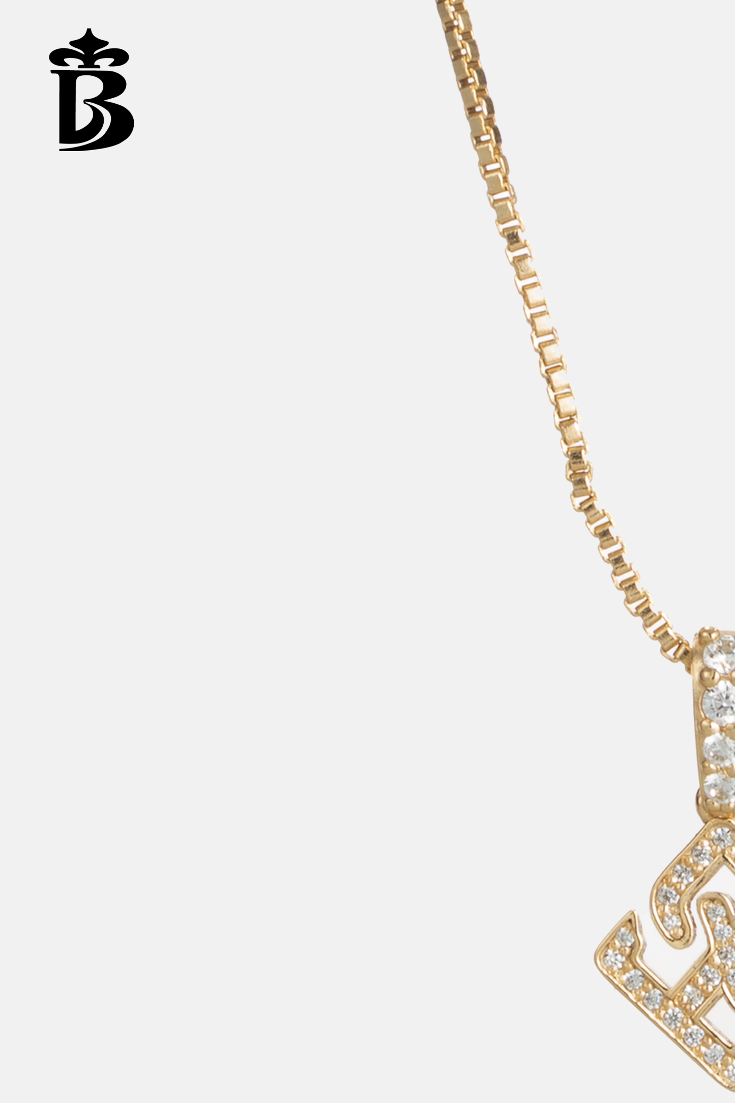 BESIONIA- Gold Square Necklace