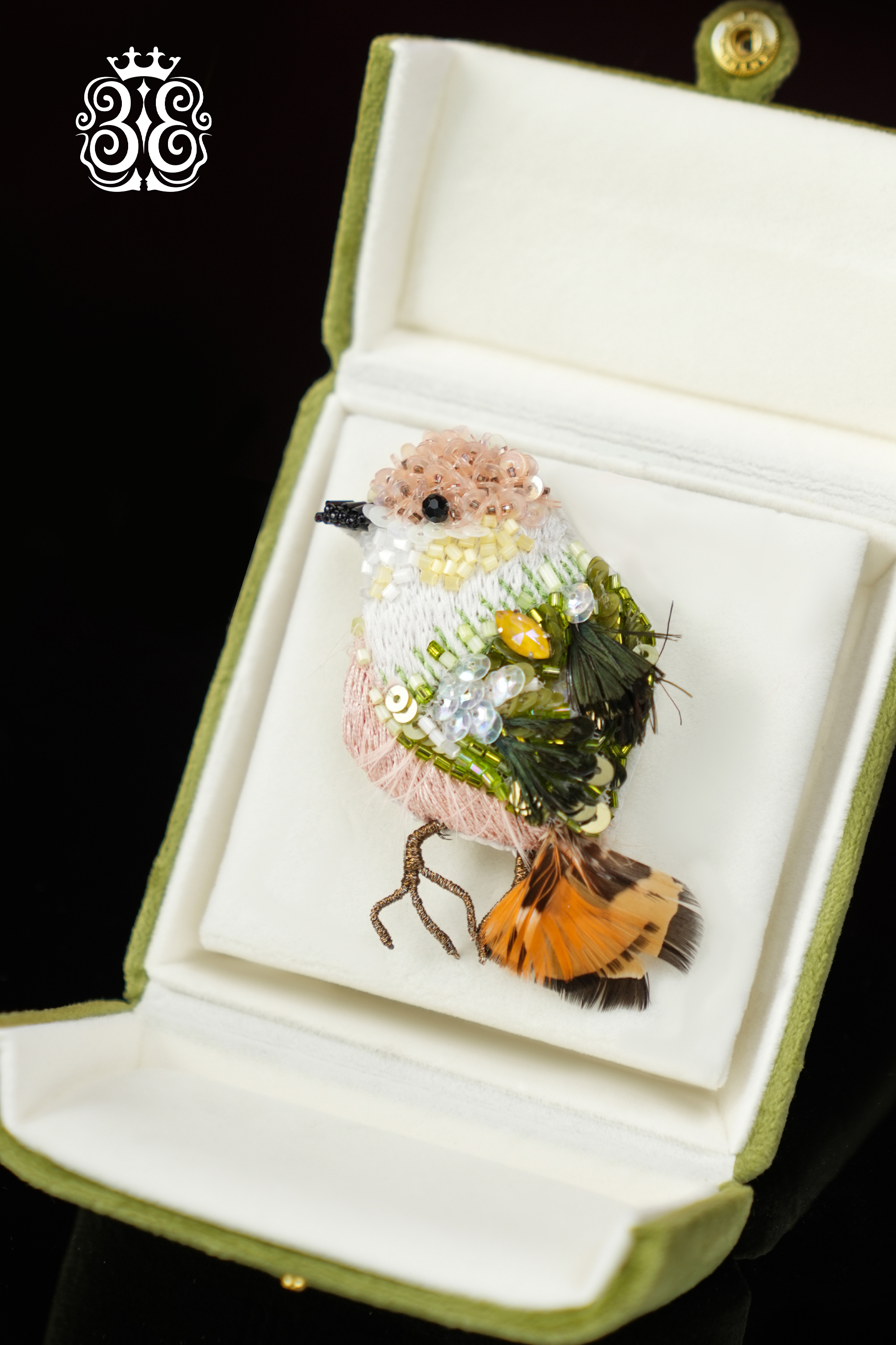 BESIONIA- Bird Brooch