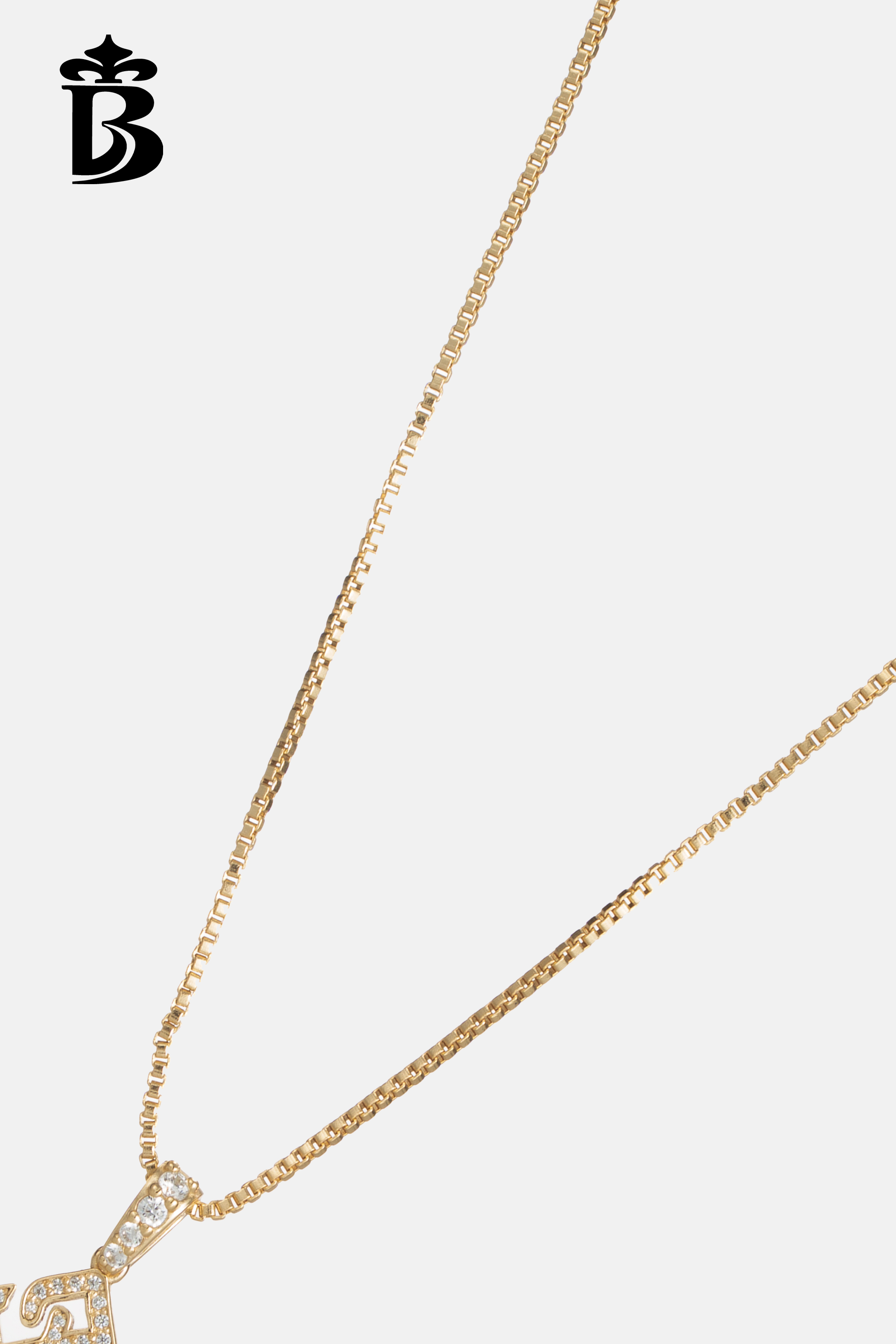 BESIONIA- Gold Square Necklace