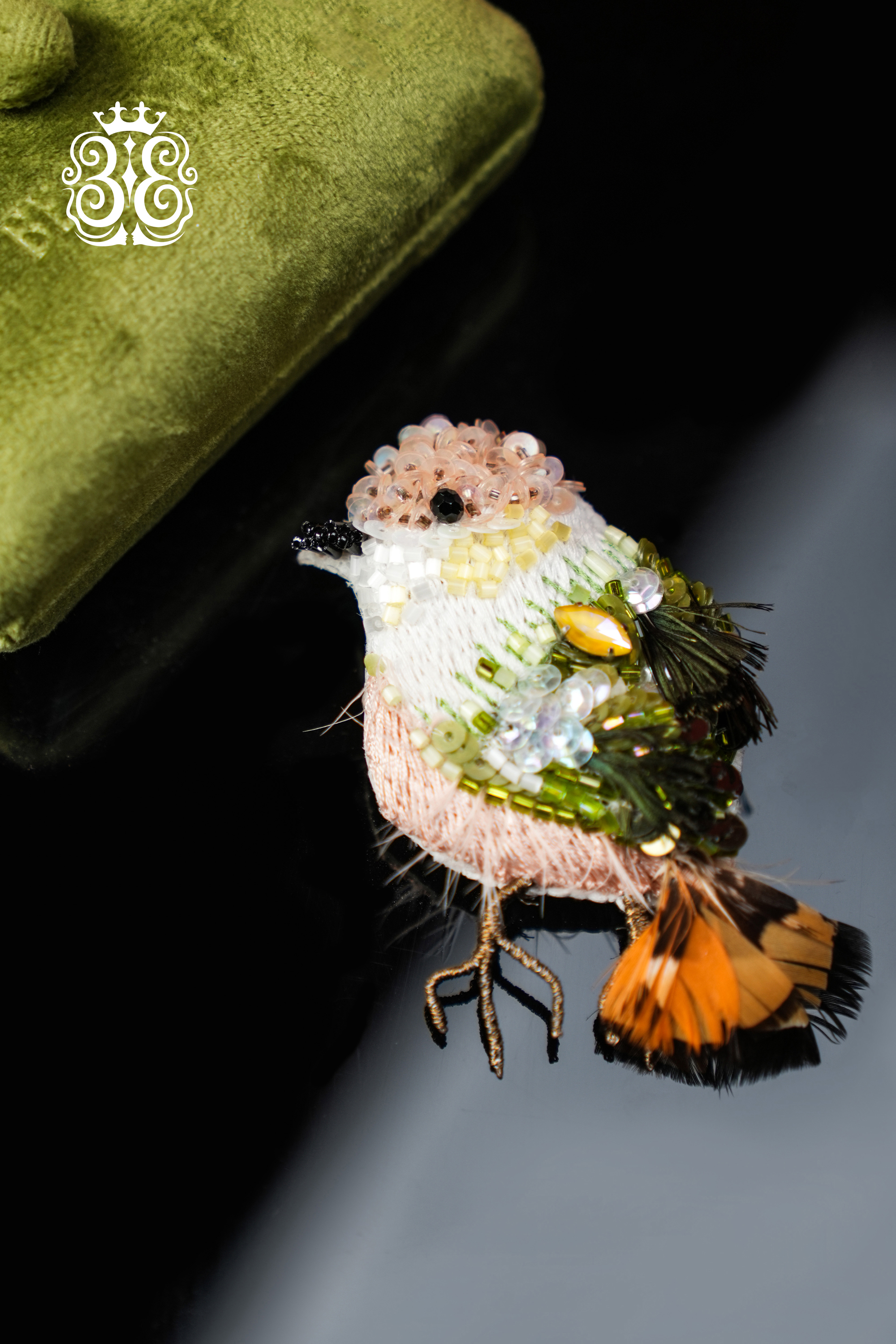 BESIONIA- Bird Brooch