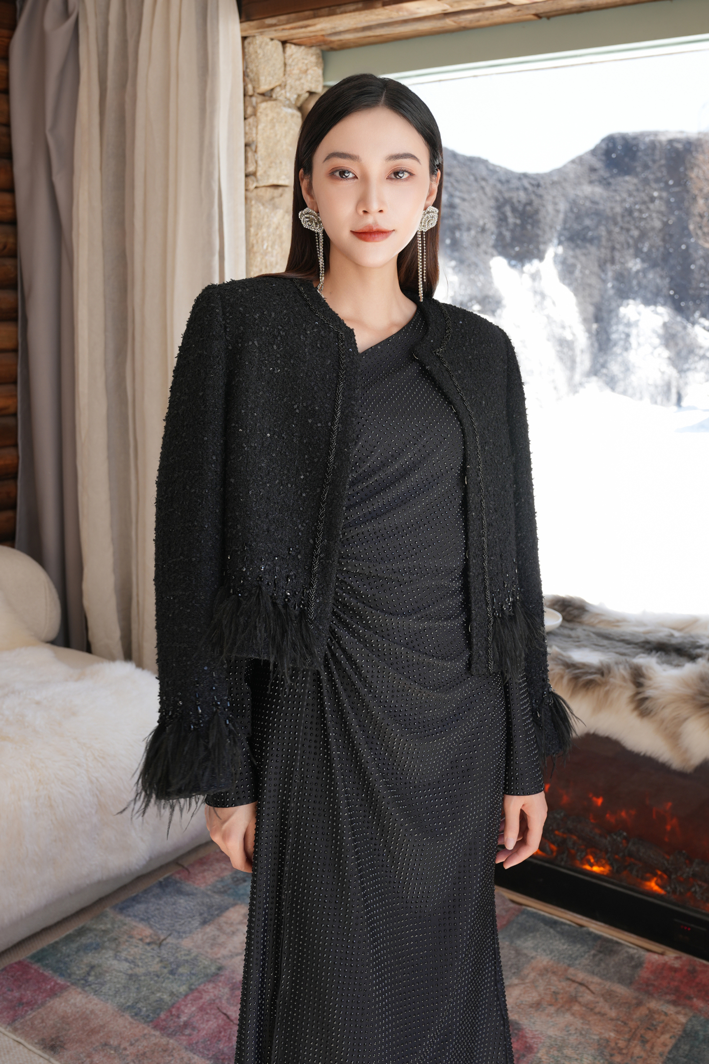 BESIONIA Twisted Design Dress