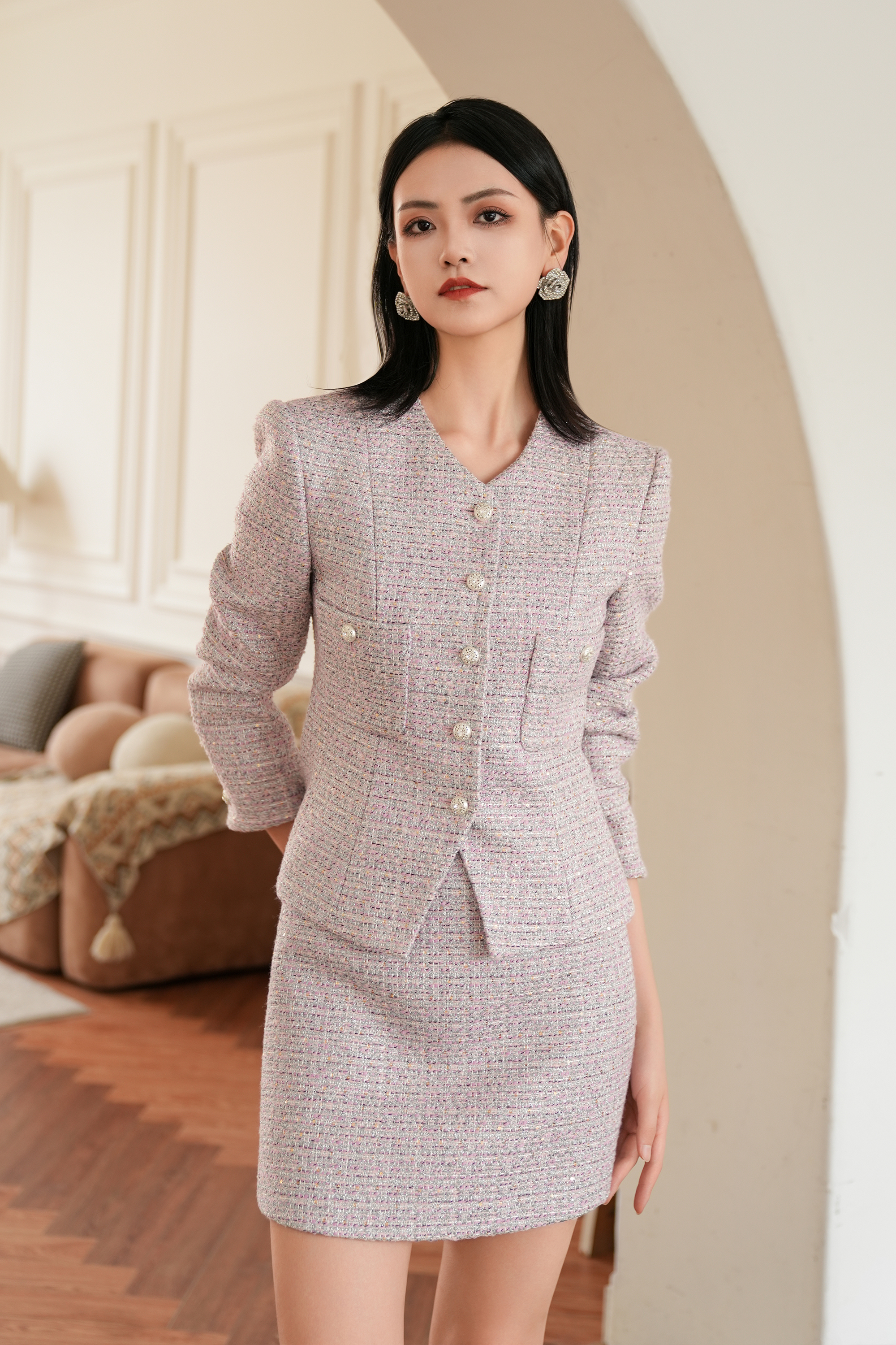 BESIONIA Simple Versatile Half-body Skirt