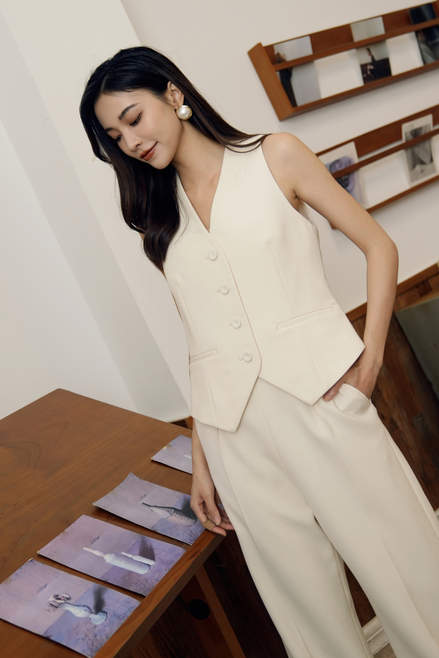 BESIONIA Casual Suit Vest