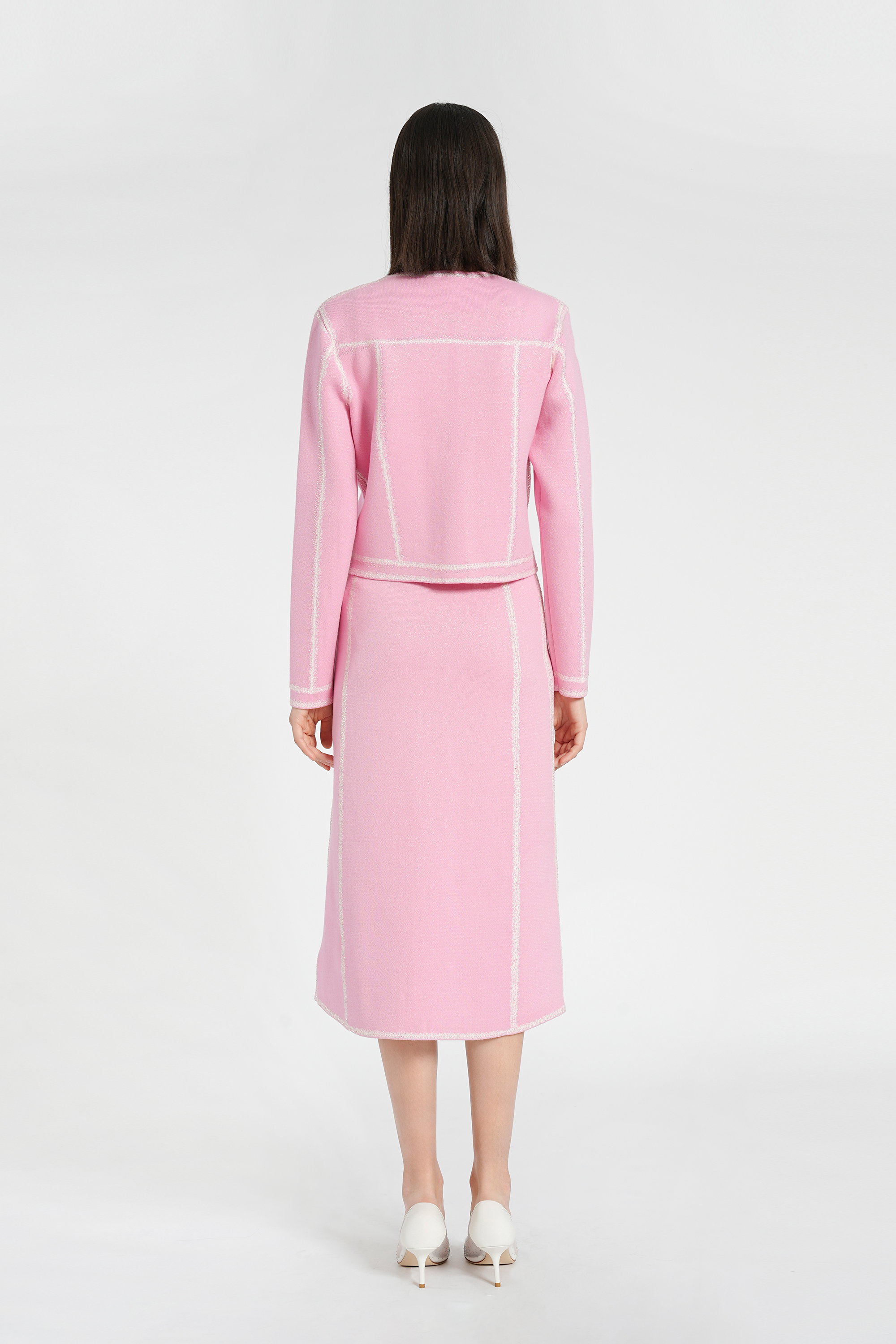 BESIONIA Sheep Wool Chambray Short Outerwear