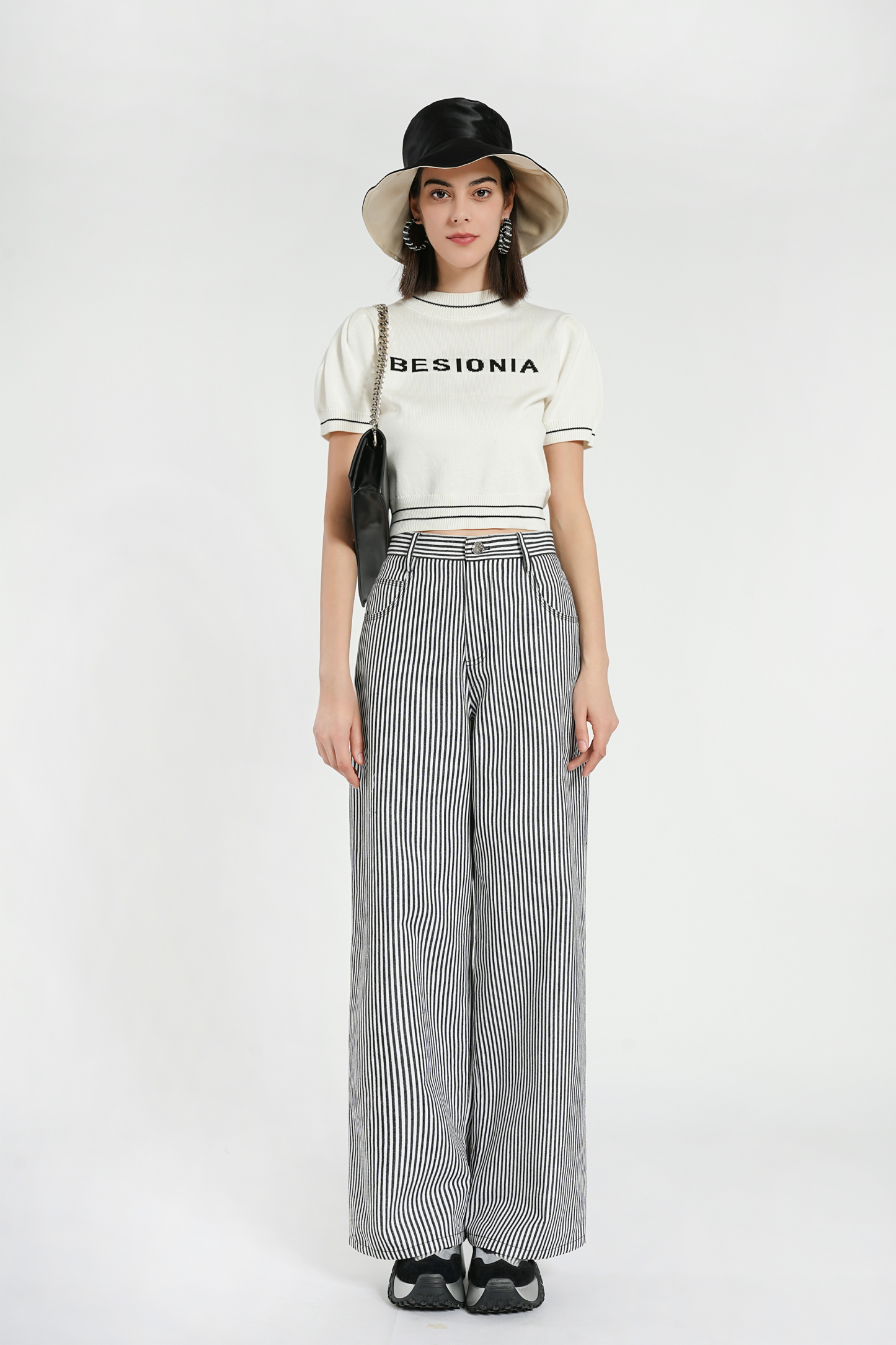 BESIONIA Slim Fit Cotton Blouse